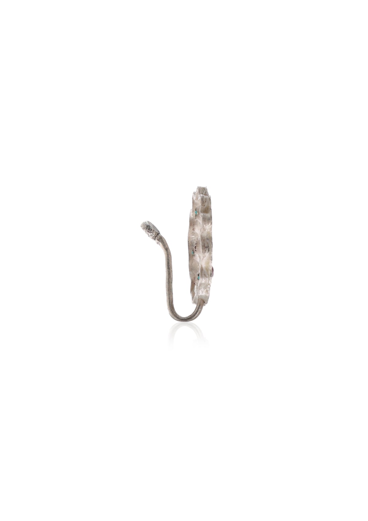 Karali Handmade Silver Nose Pin