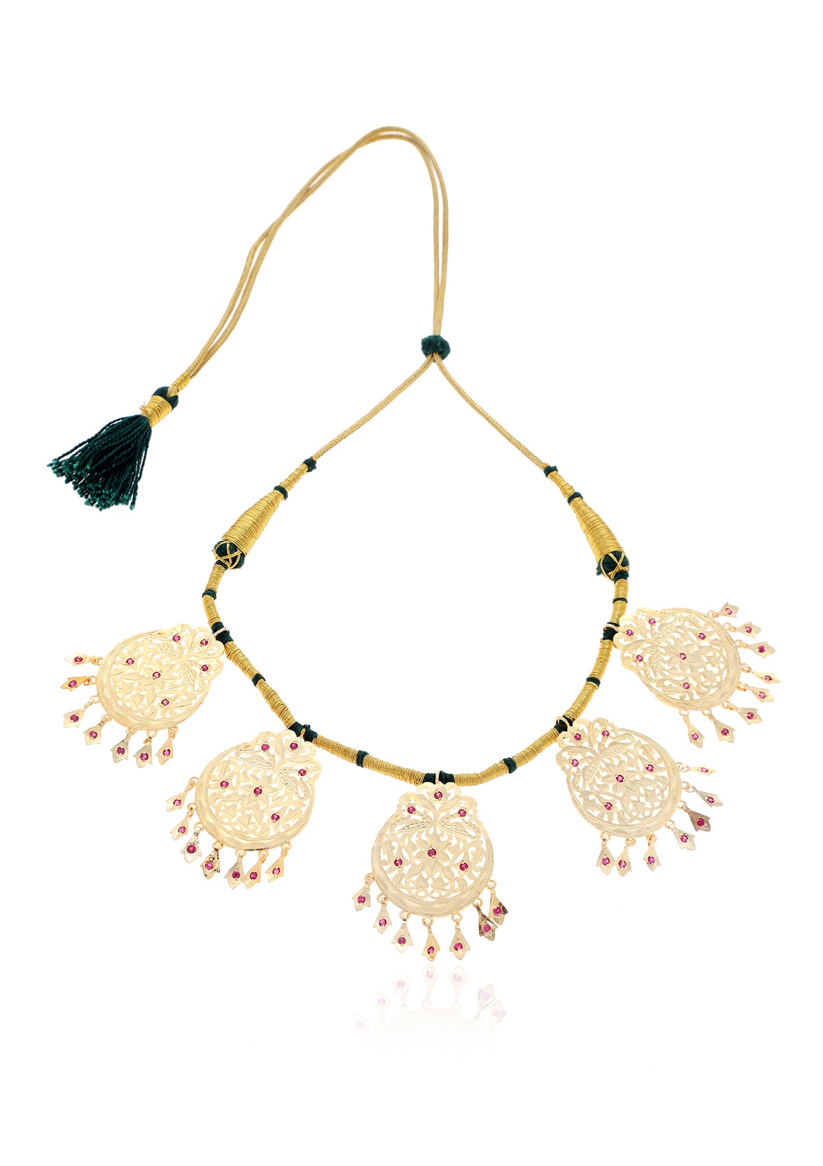 Sitaara Gold Tone Silver Necklace