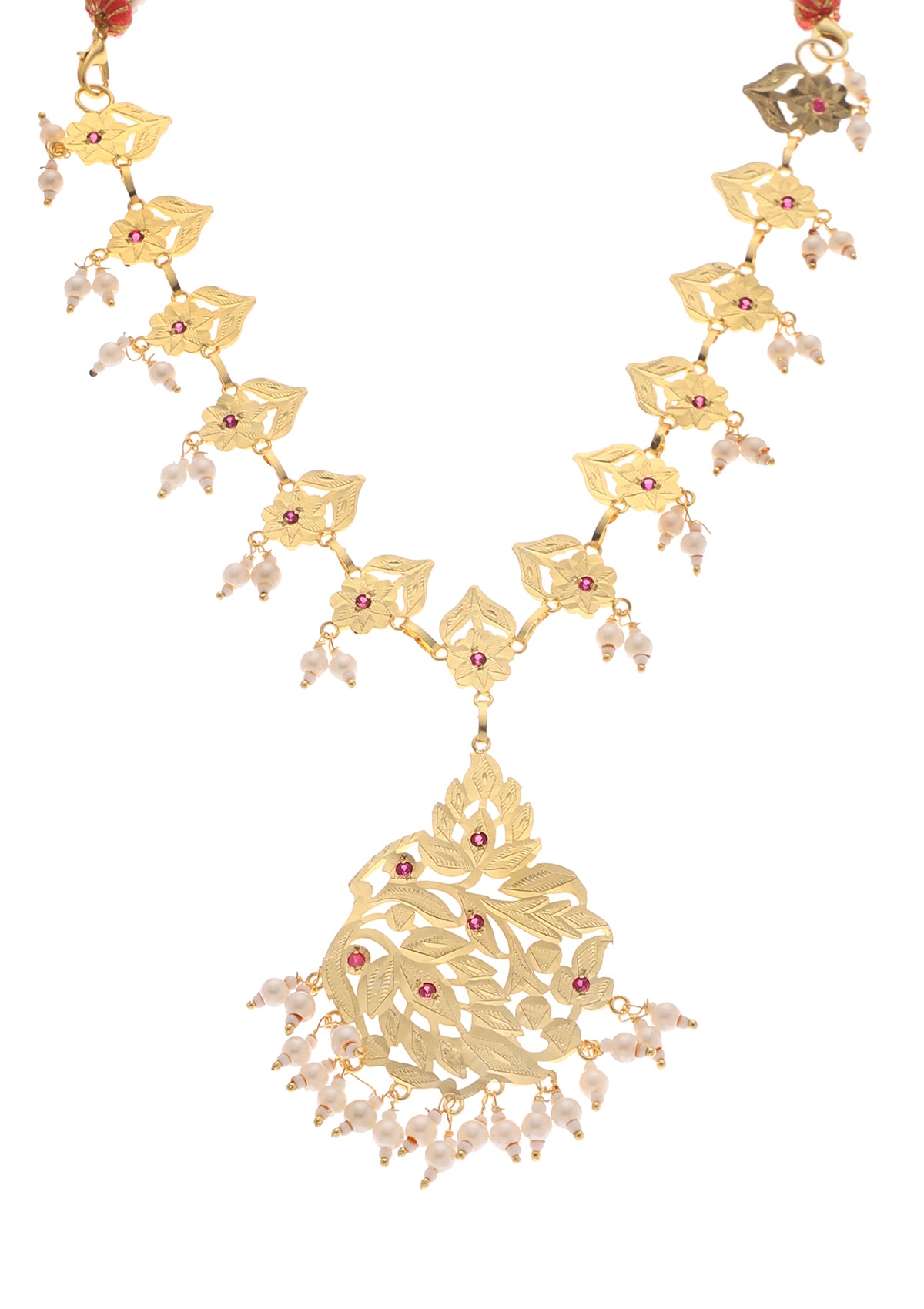 Shubhra Gold Tone Silver Necklace