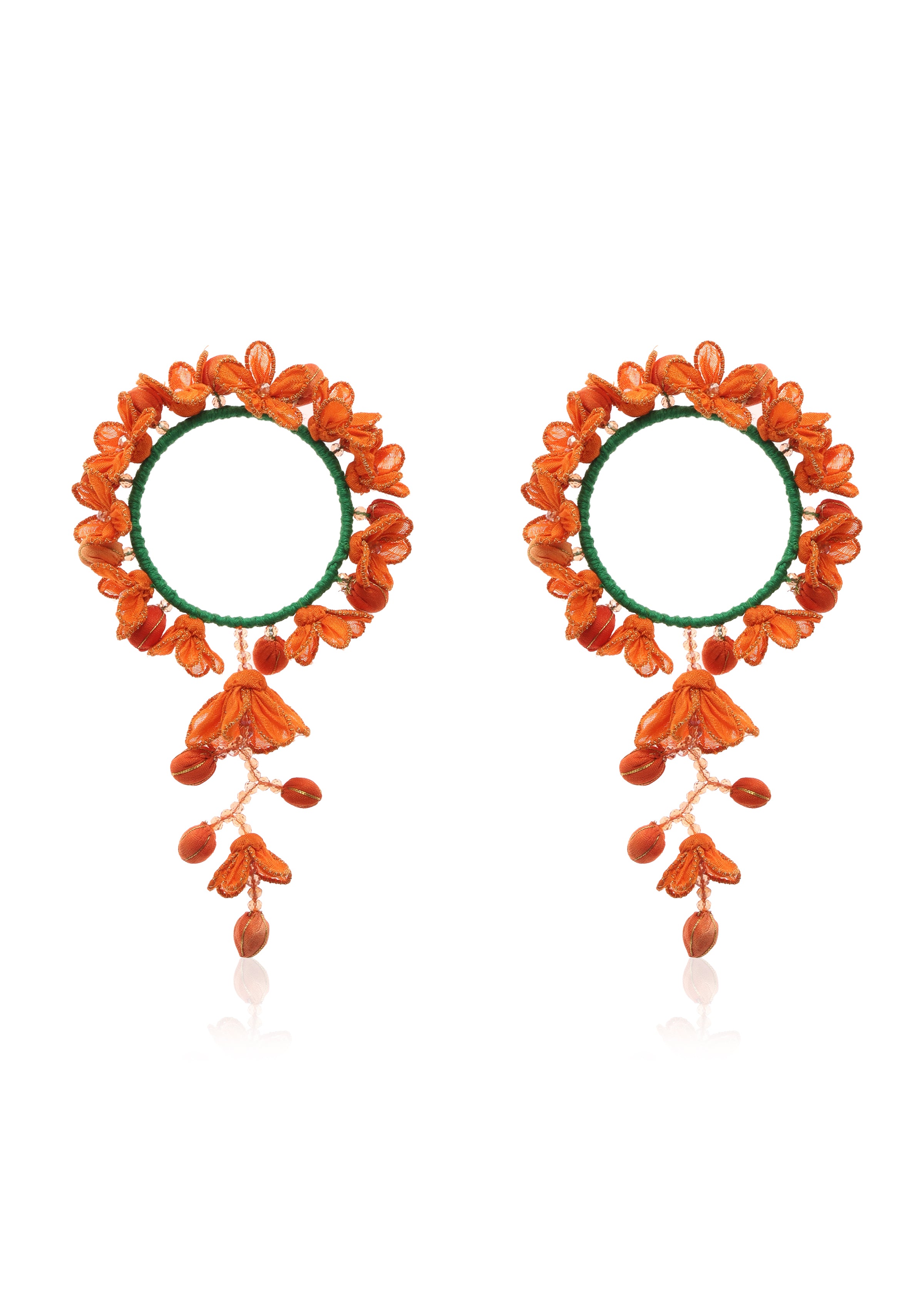 Narangi Floral Bangle - Set of 2