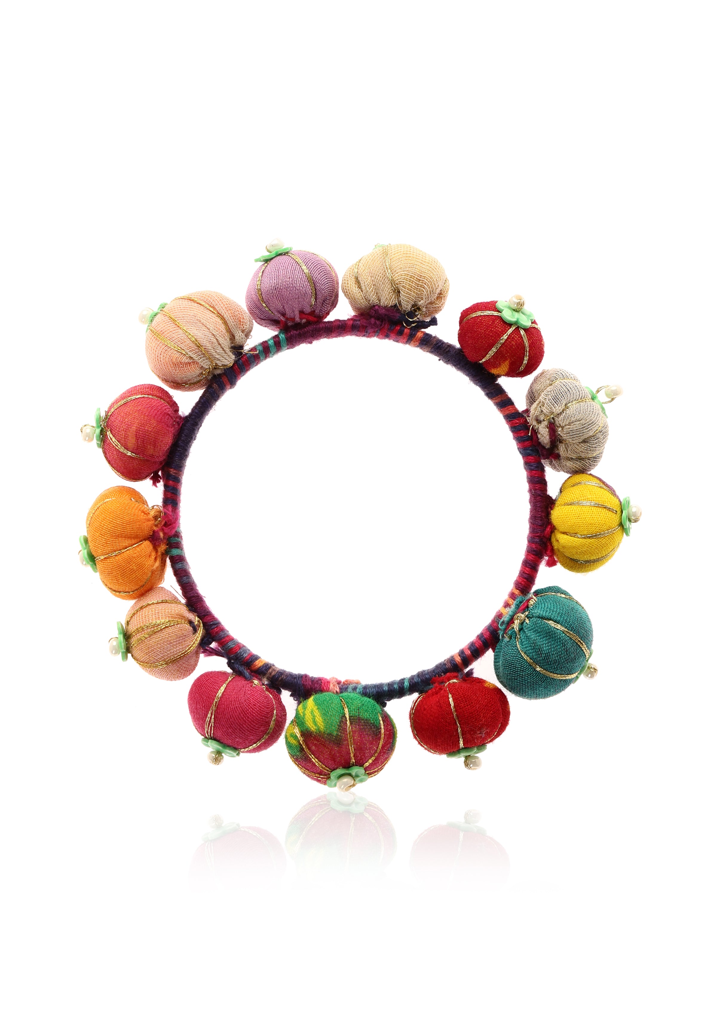 Plum Floral Bangle