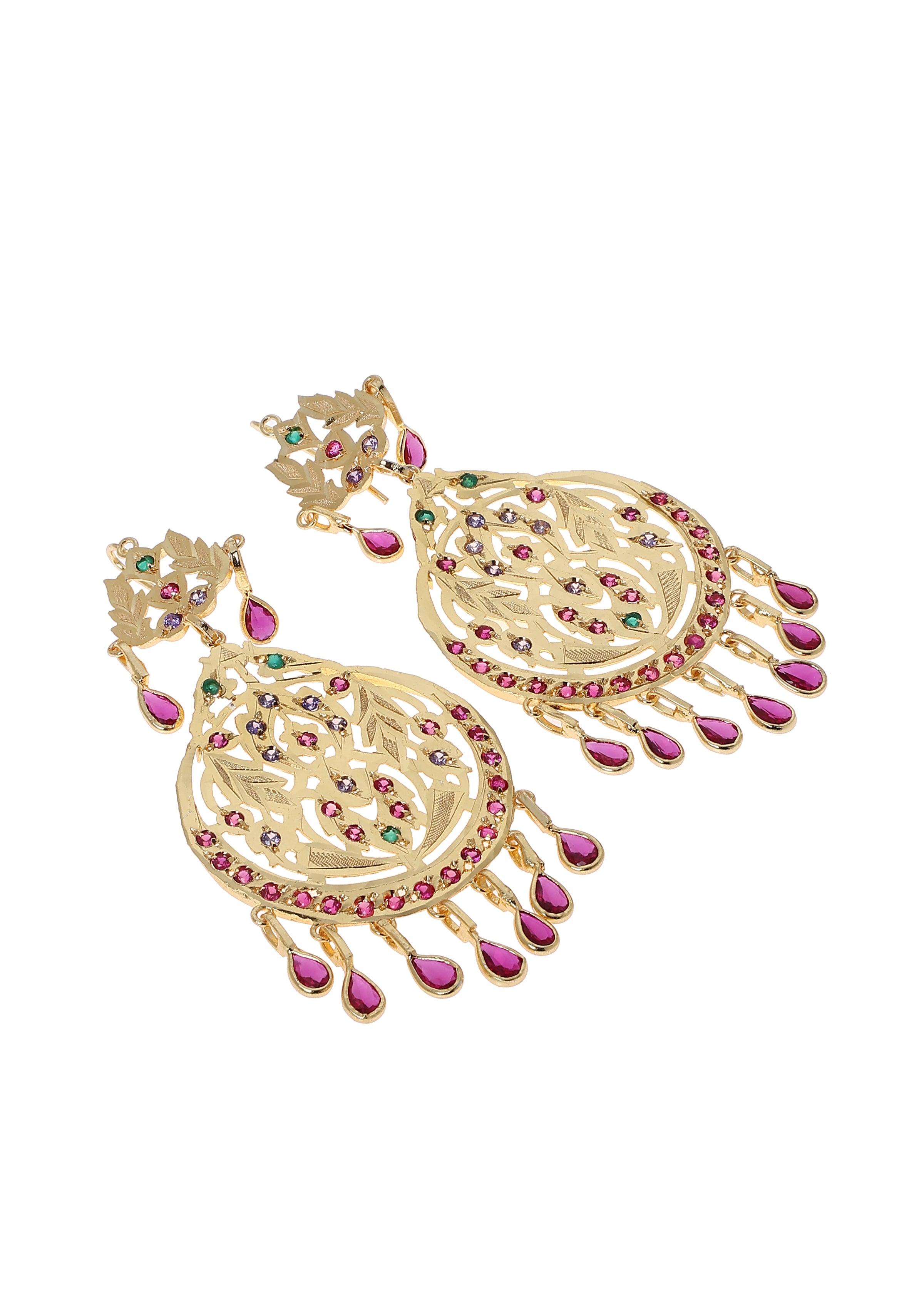 Chanda Gold Tone Earrings