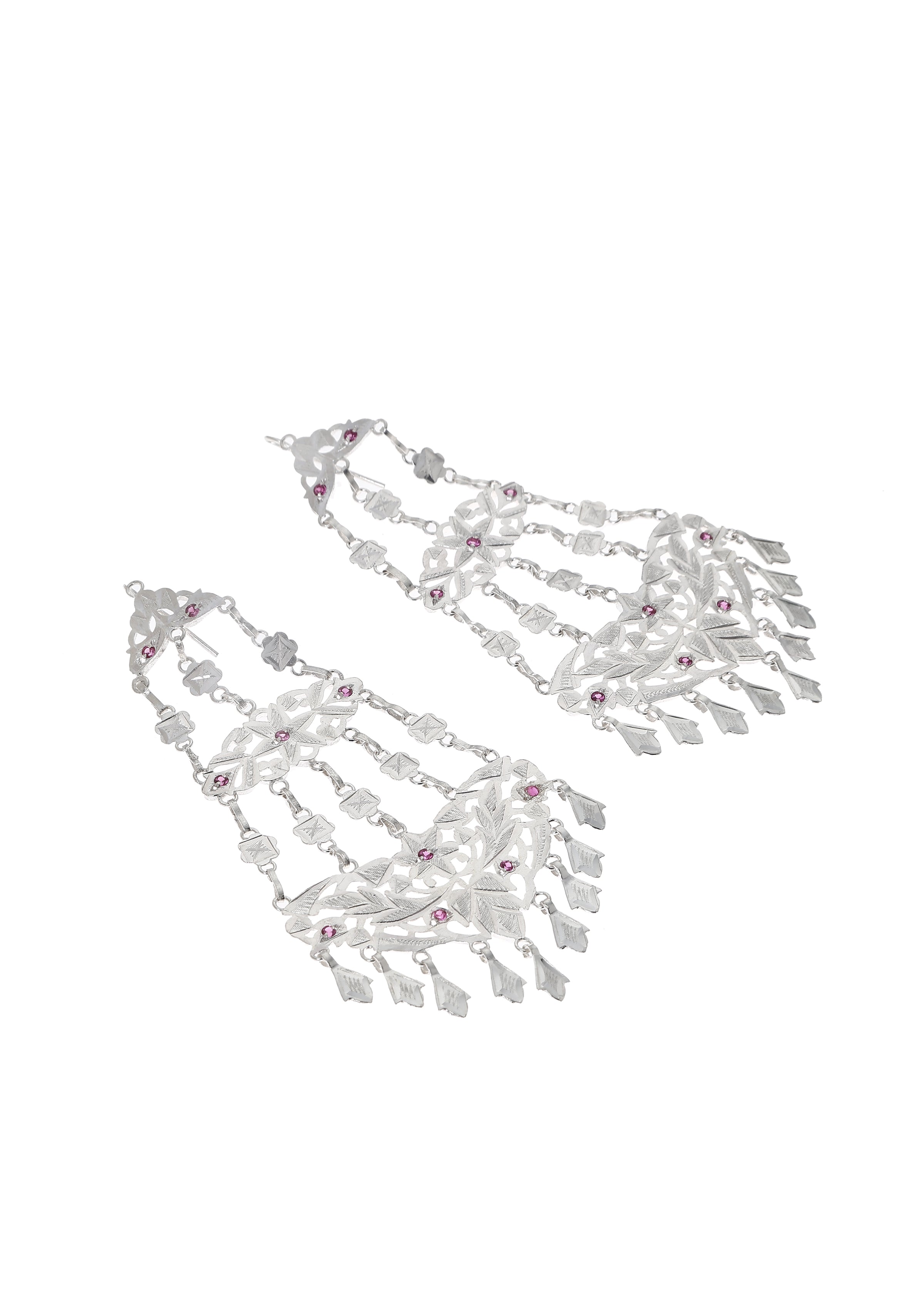 Lilavati Silver Earrings