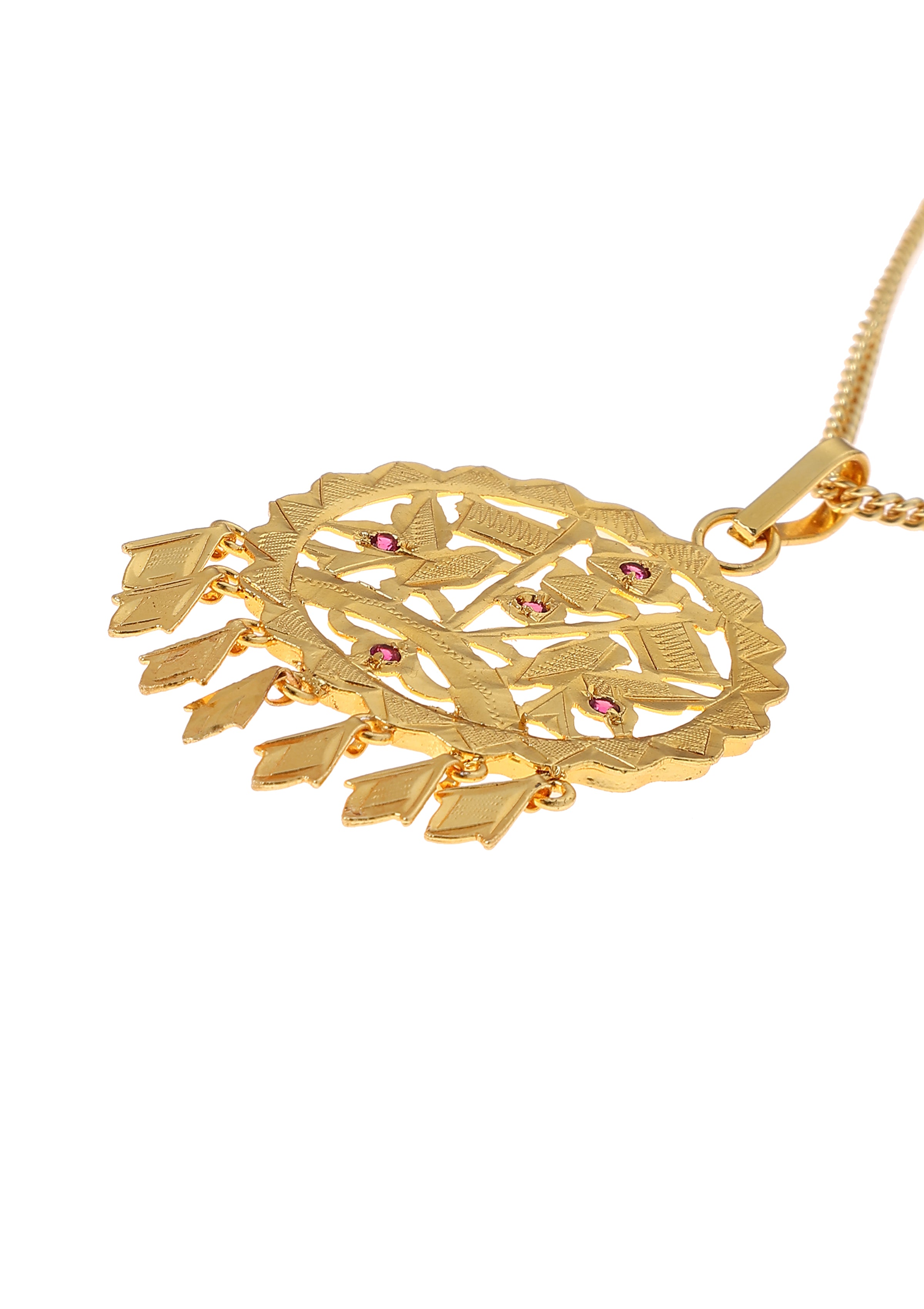 Shree Gold Tone Silver Pendant