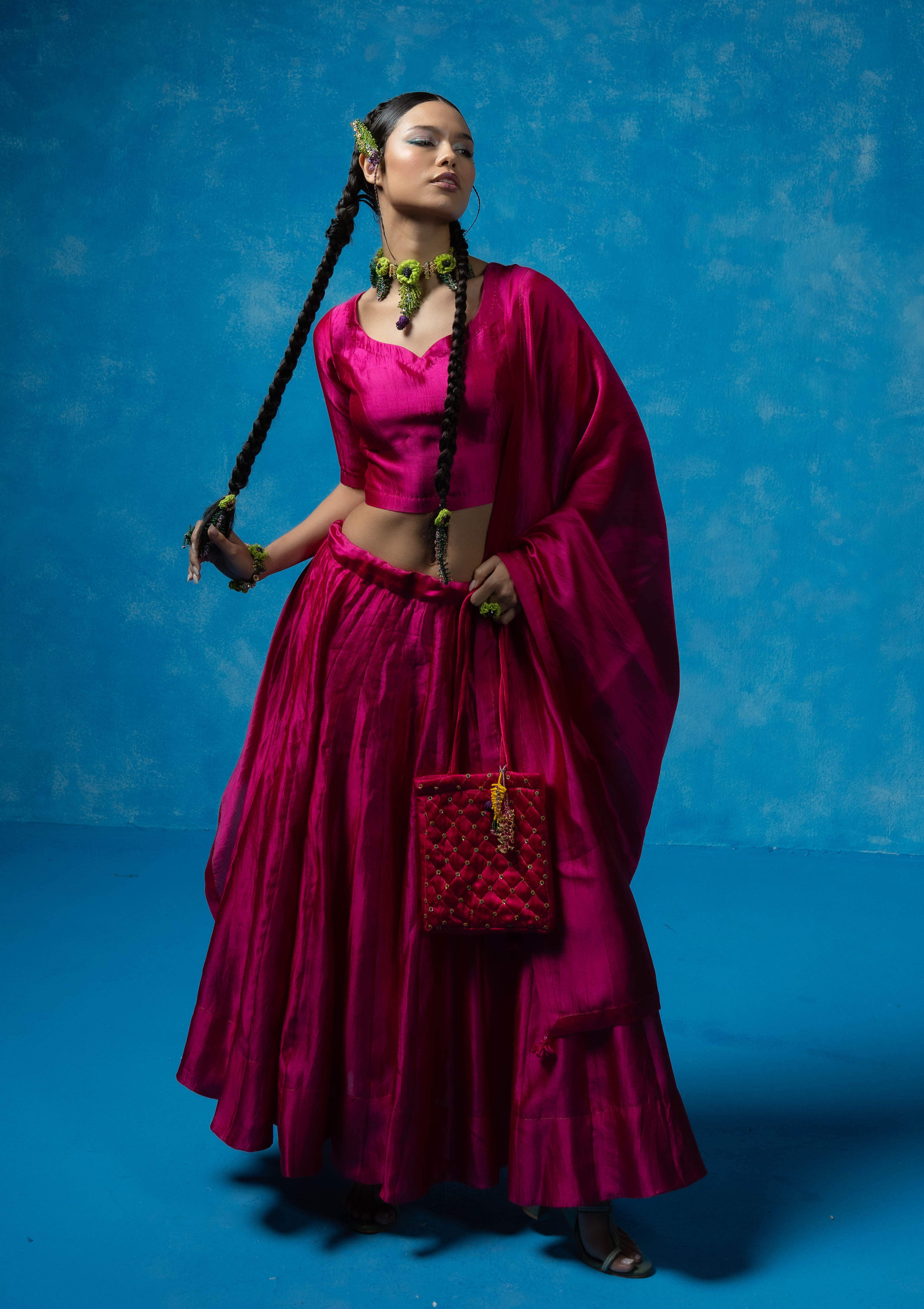 Rubab Blouse, Skirt & Dupatta Set