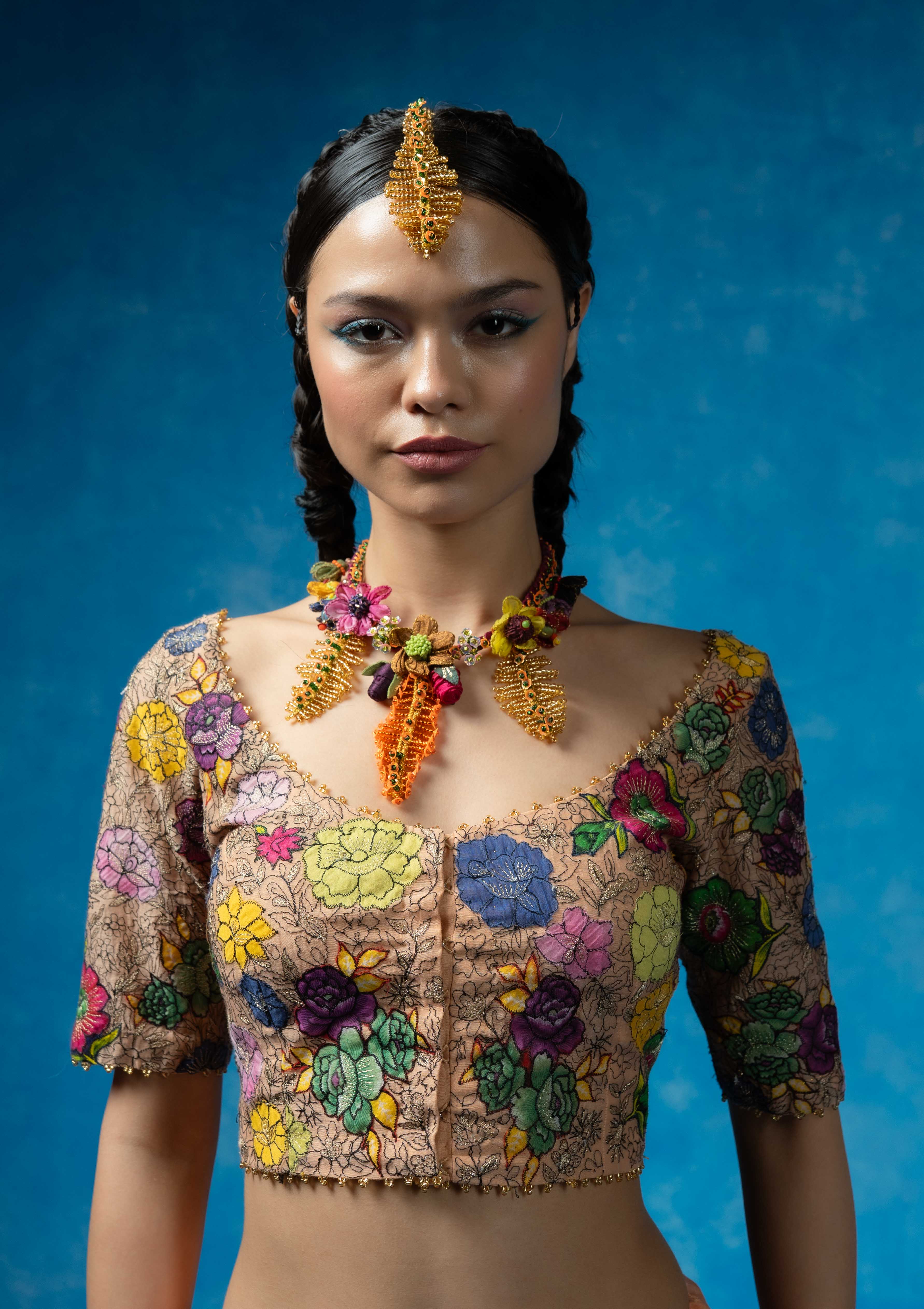 Indri Chanderi Blouse
