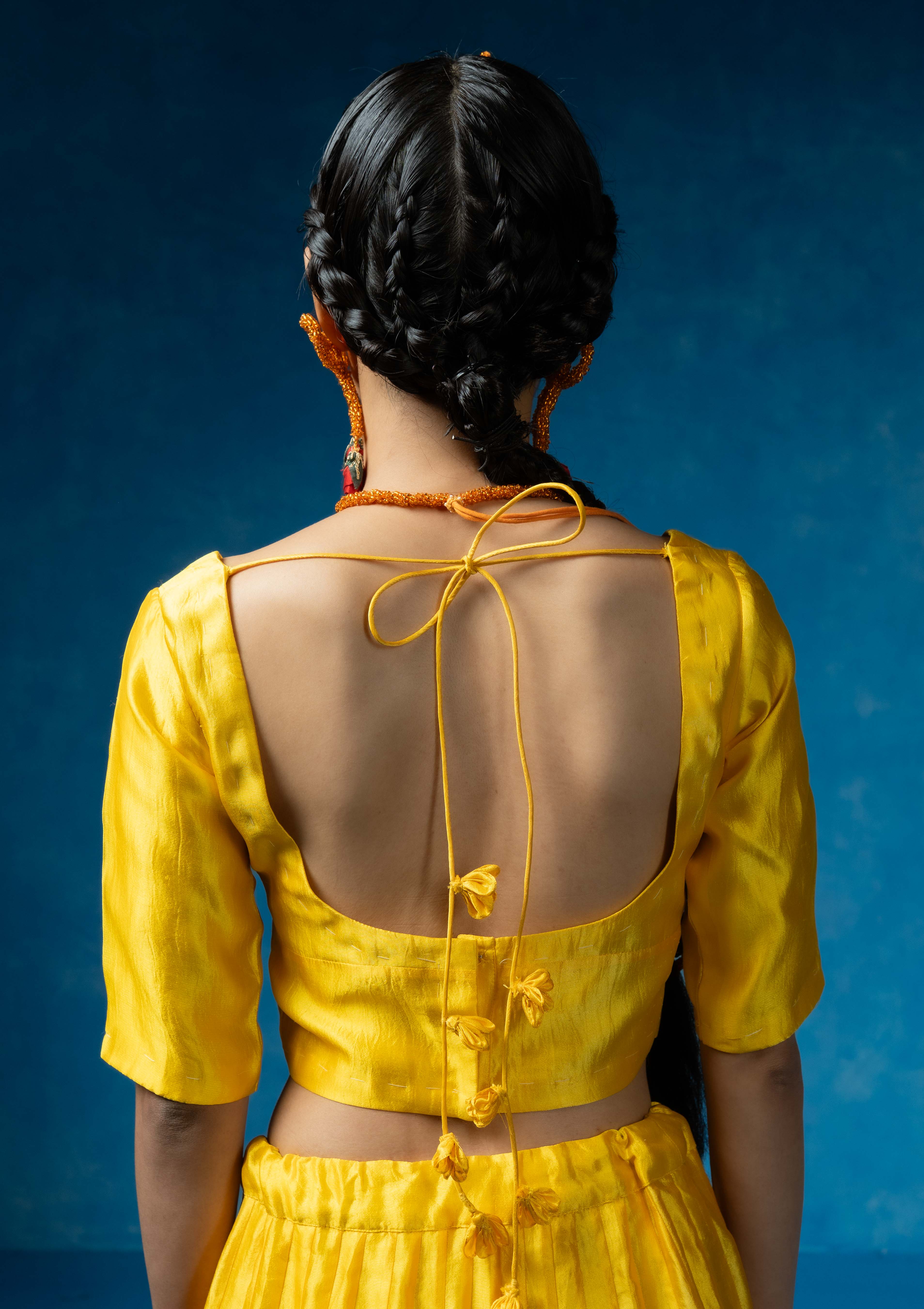 Palash Silk Blouse