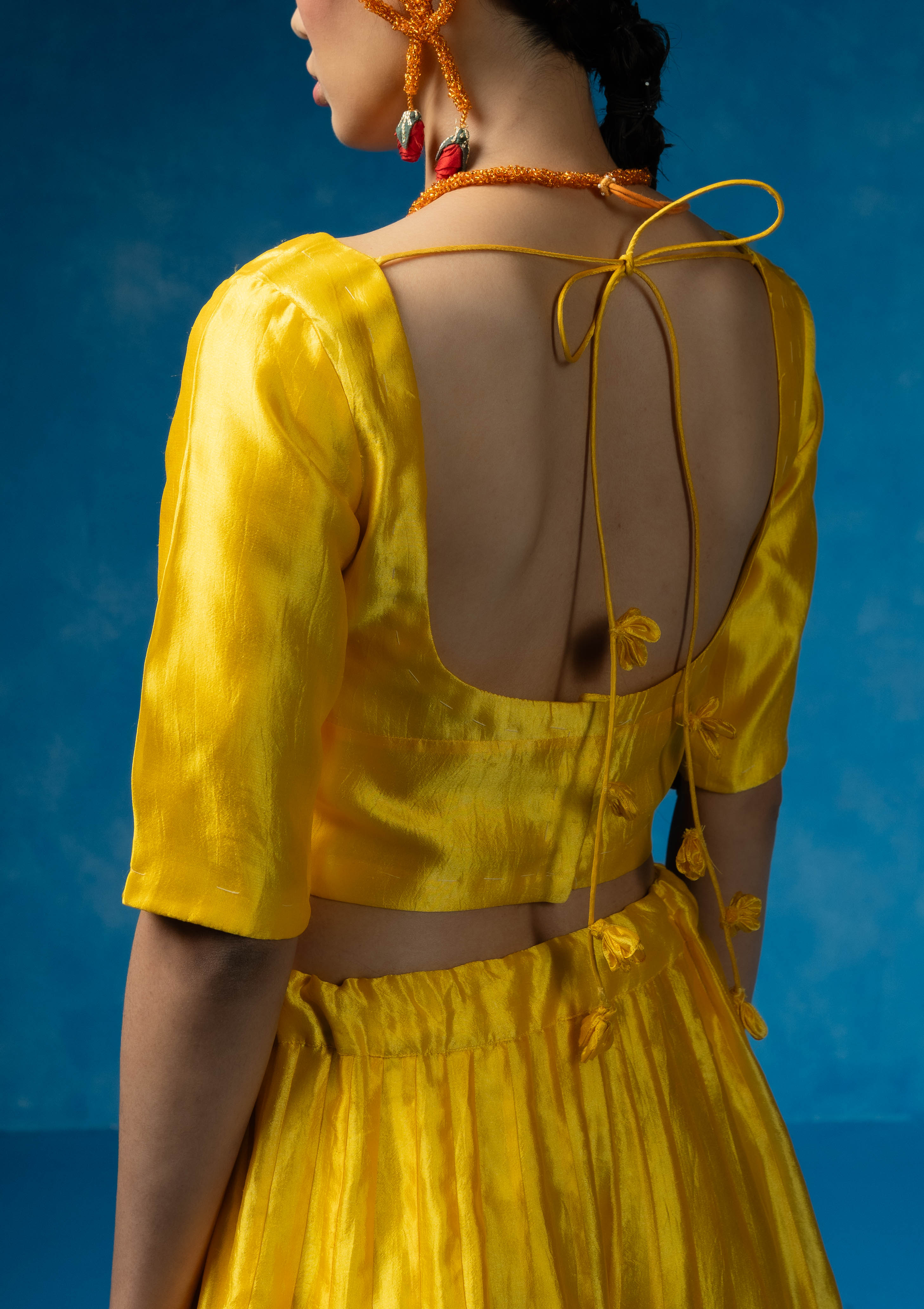 Palash Silk Blouse