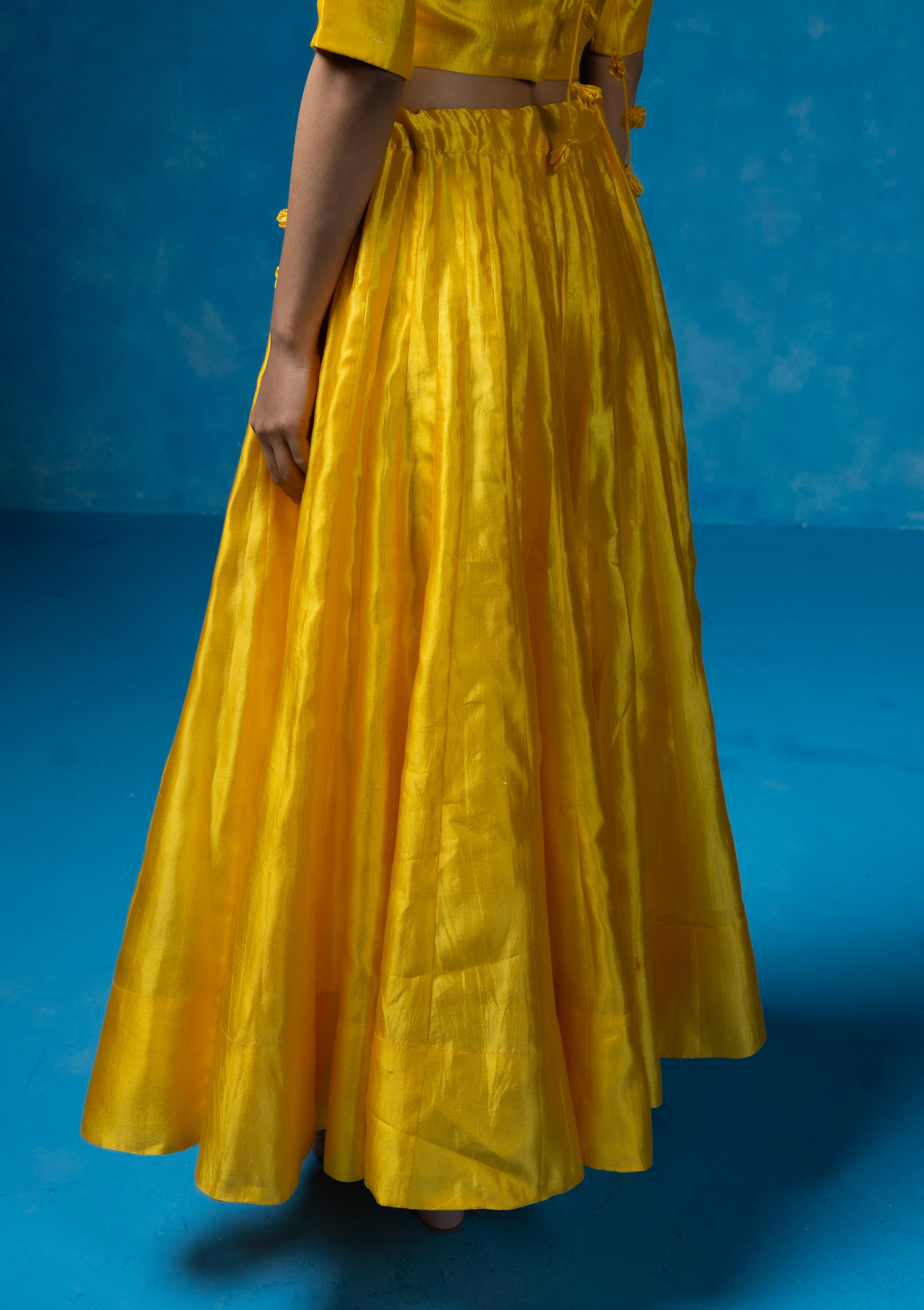 Palash Silk Skirt