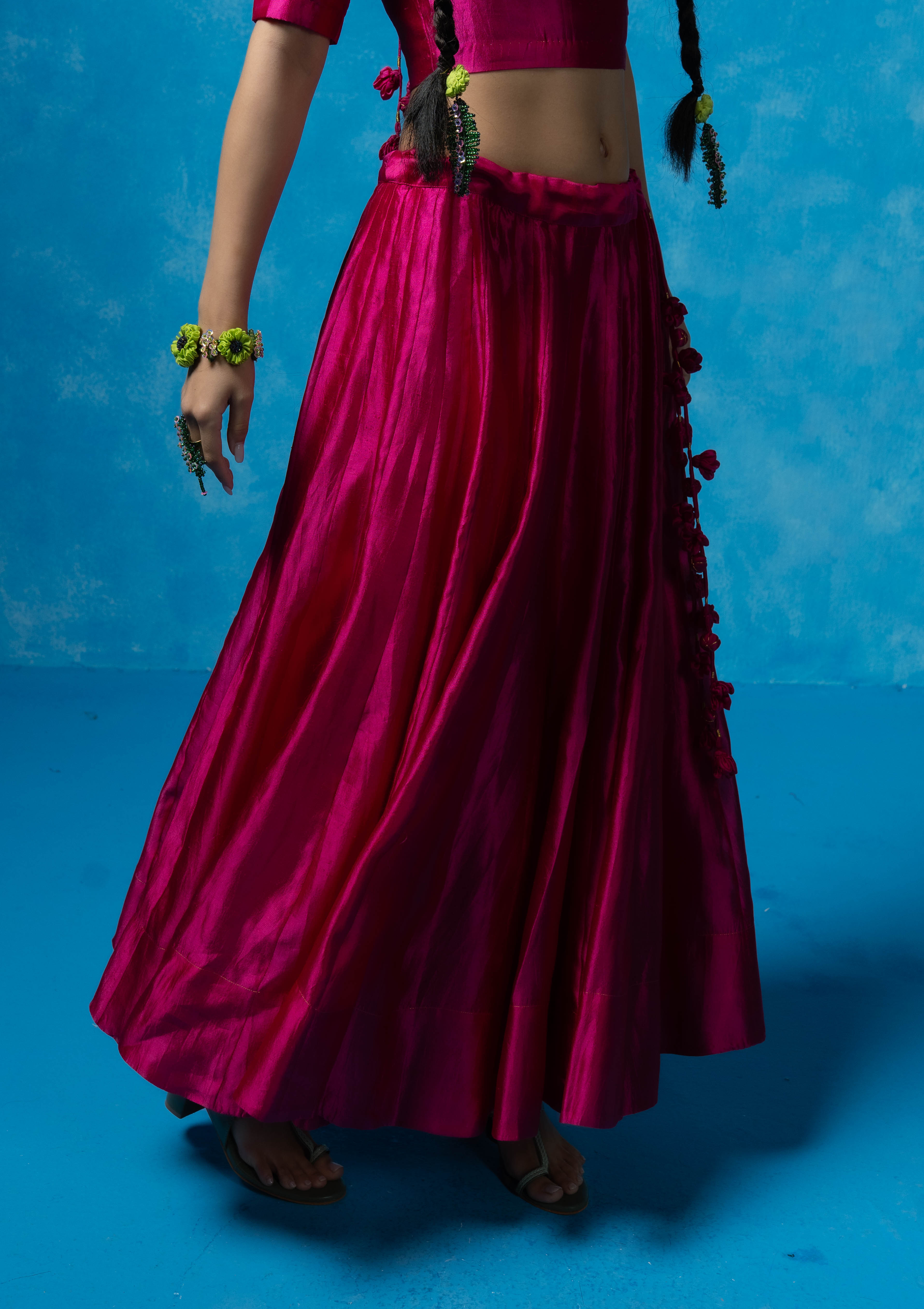 Rubab Silk Skirt