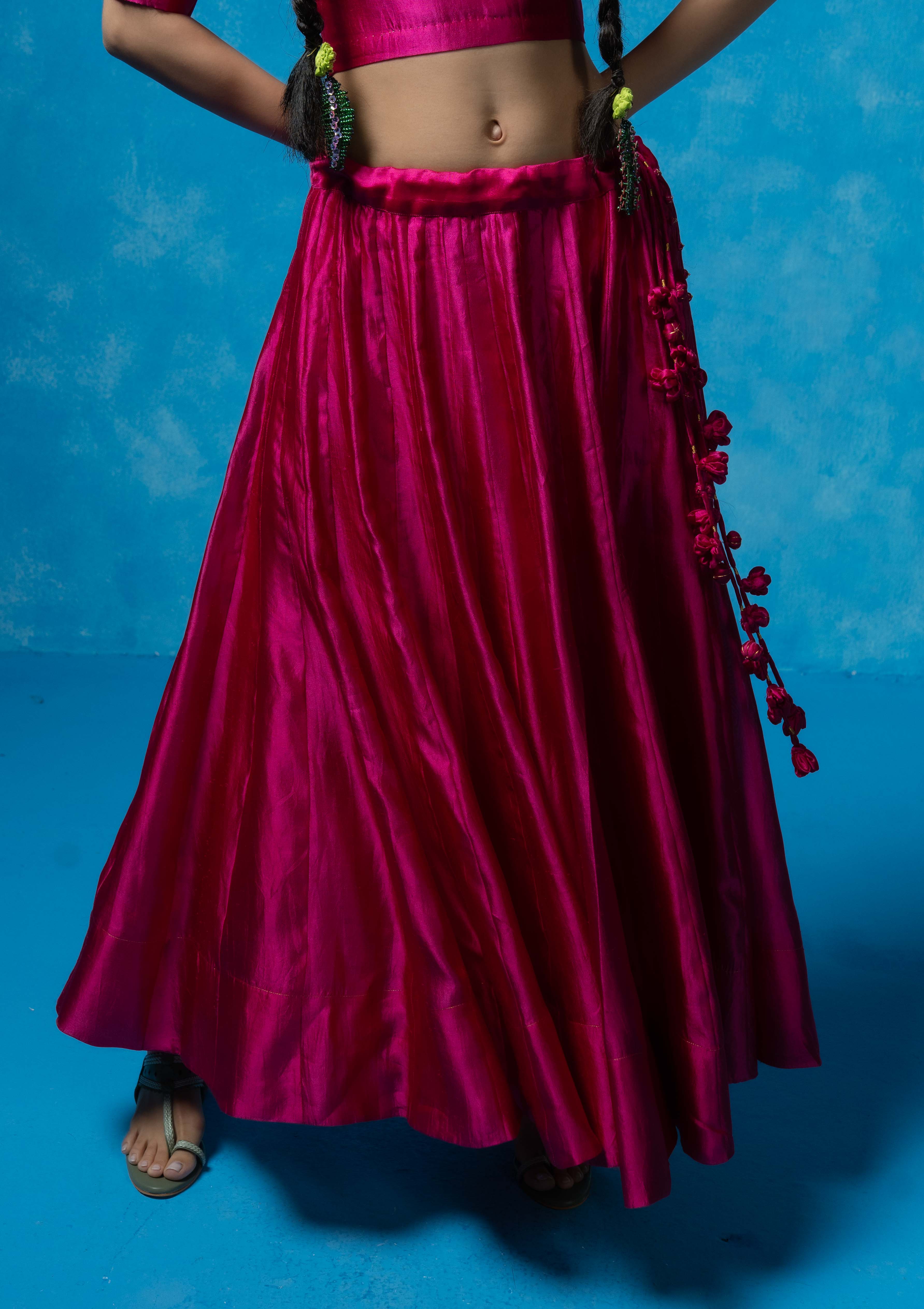 Rubab Silk Skirt