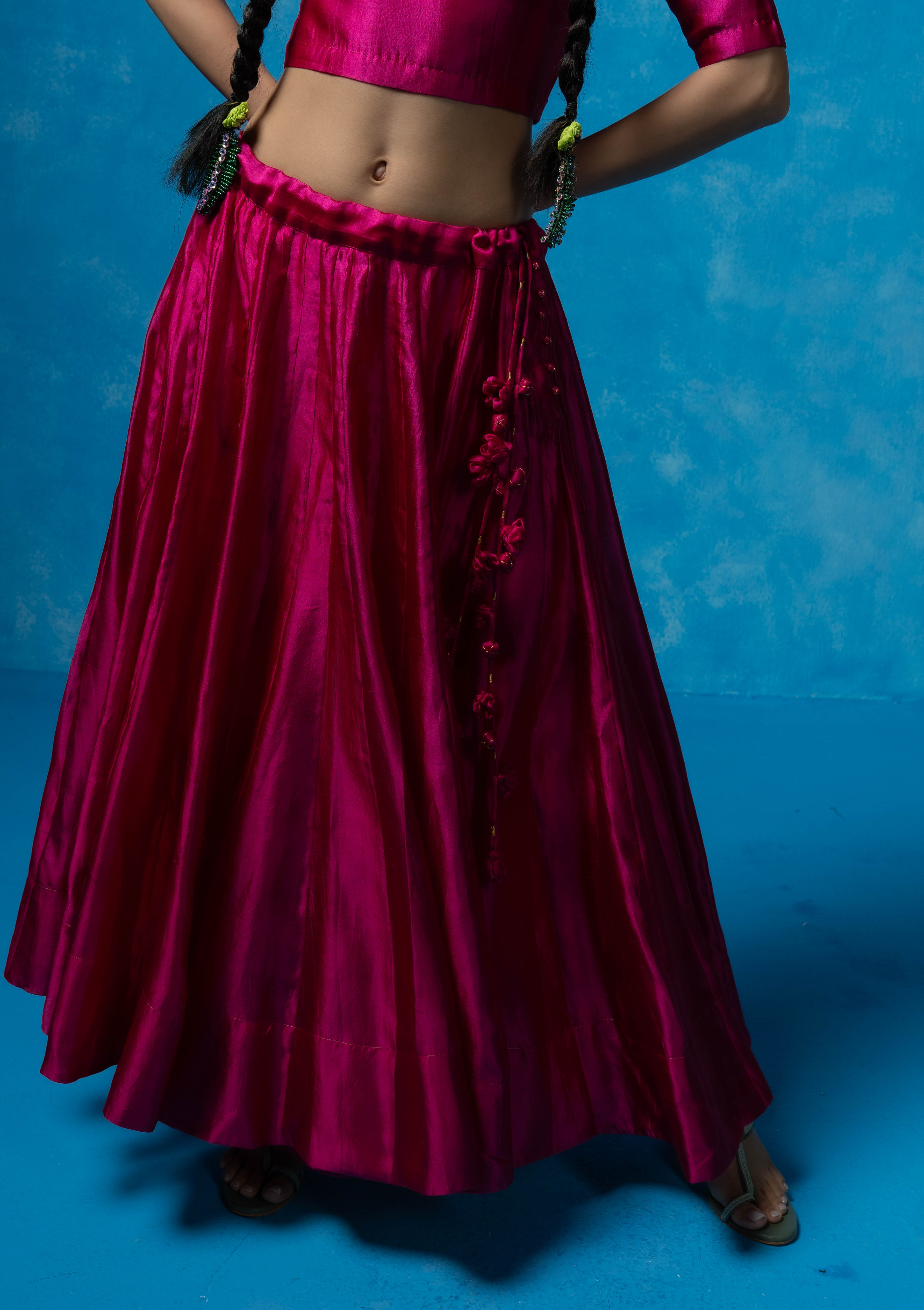 Rubab Silk Skirt