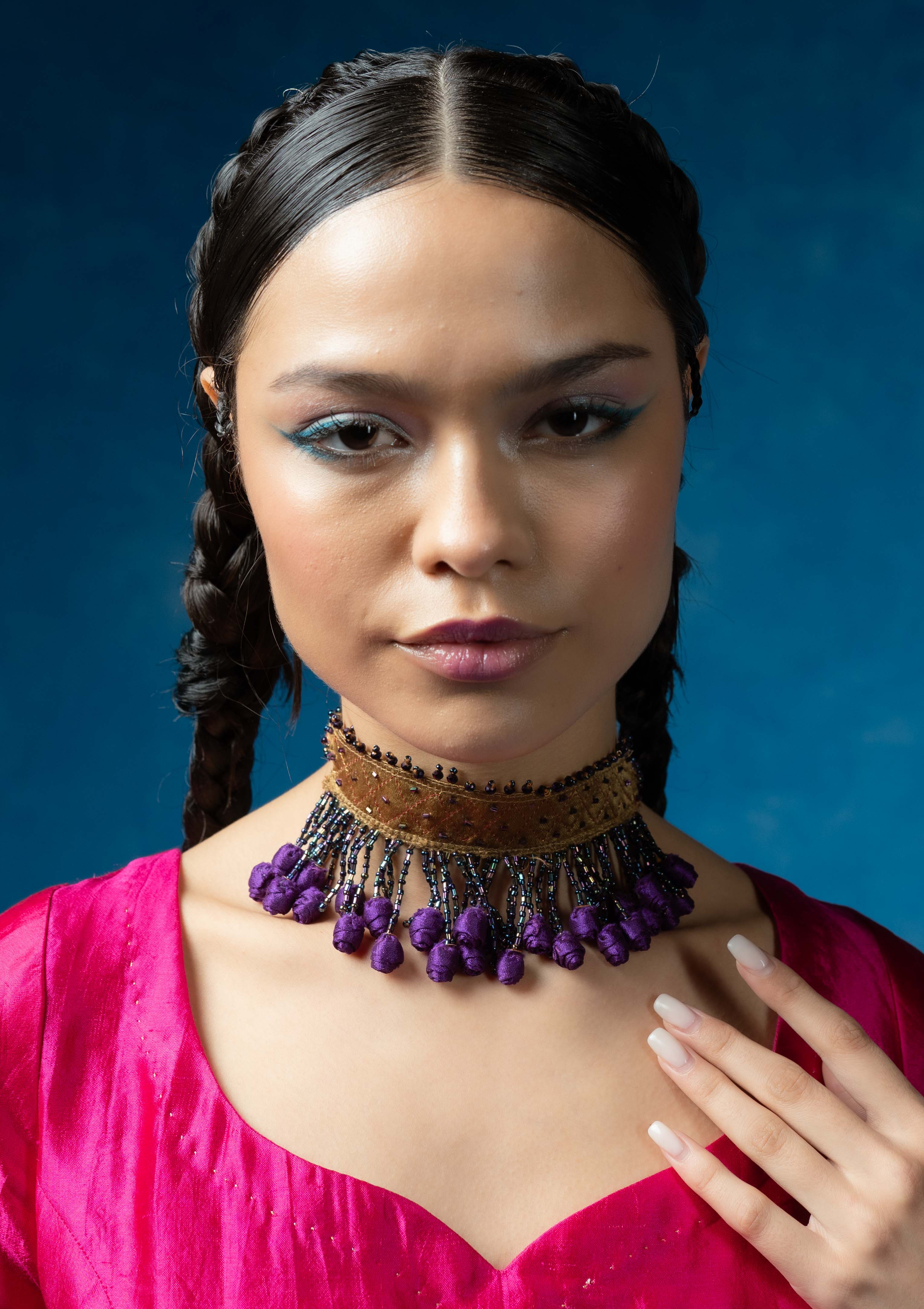 Kanchan Gulab Necklace