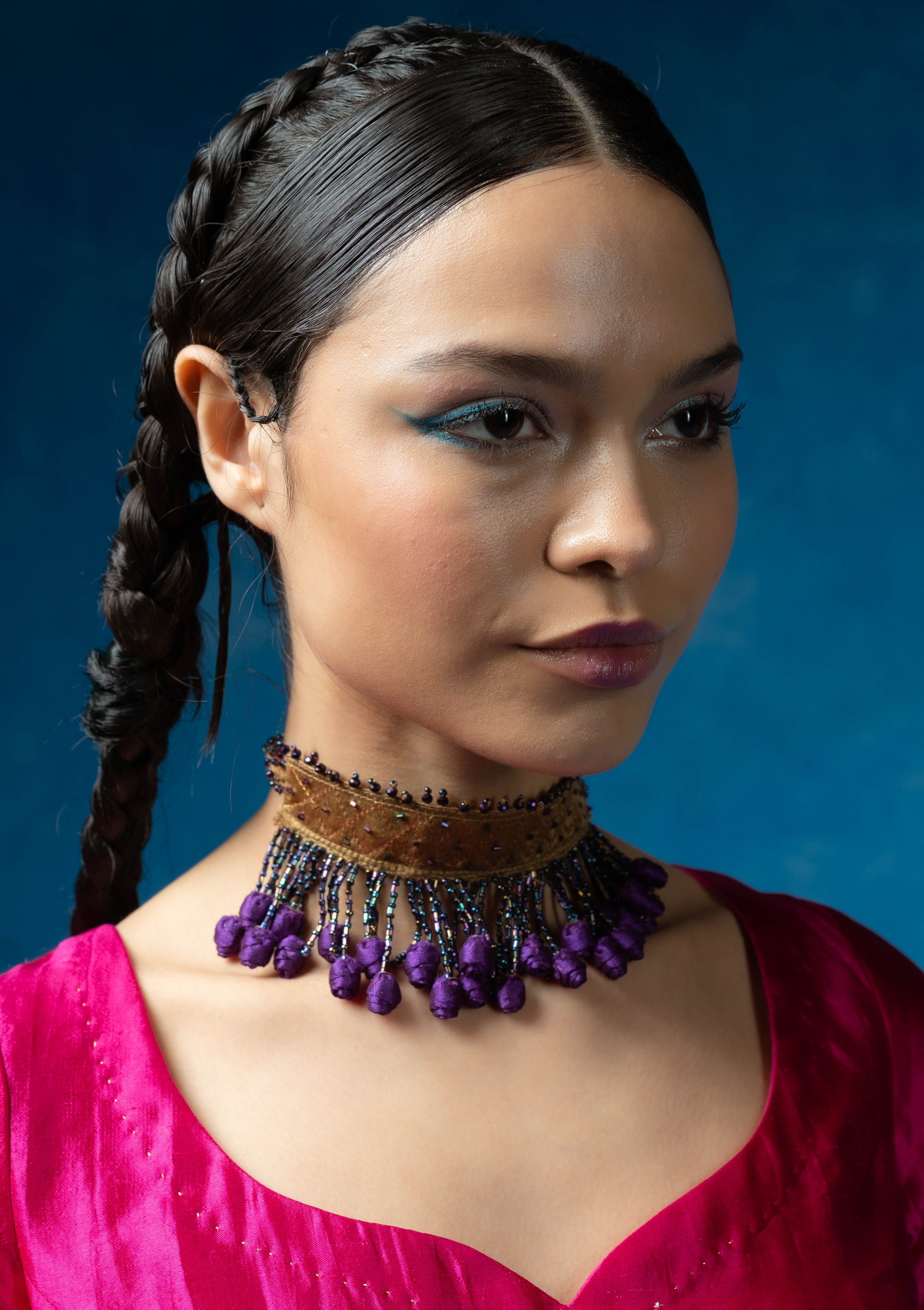 Kanchan Gulab Necklace