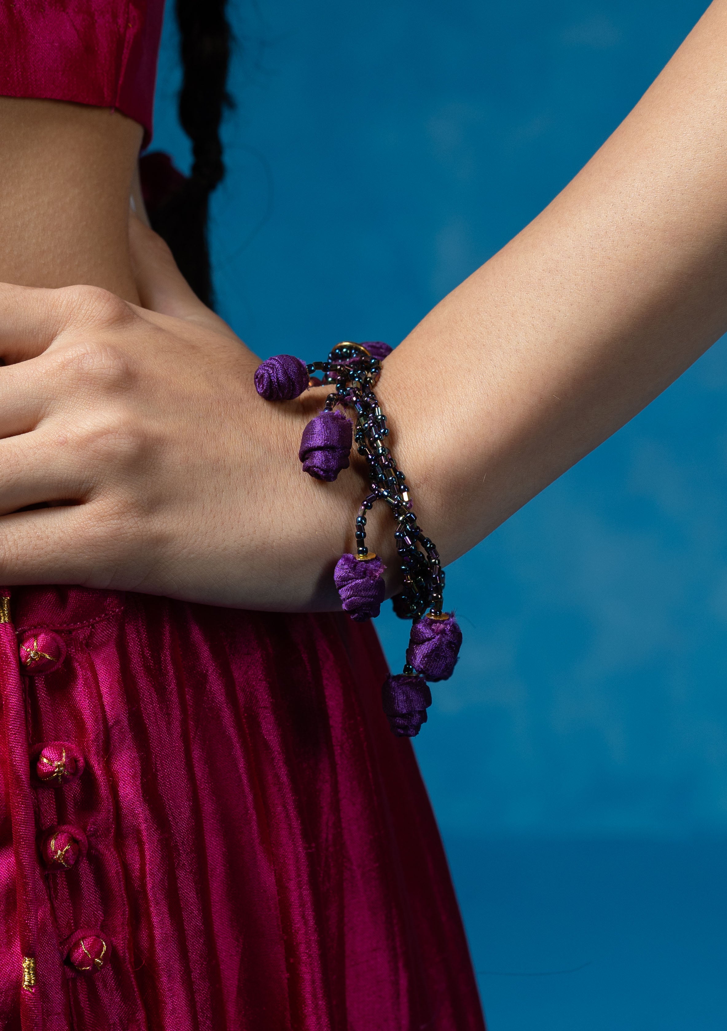 Kanchan Gulab Bracelet