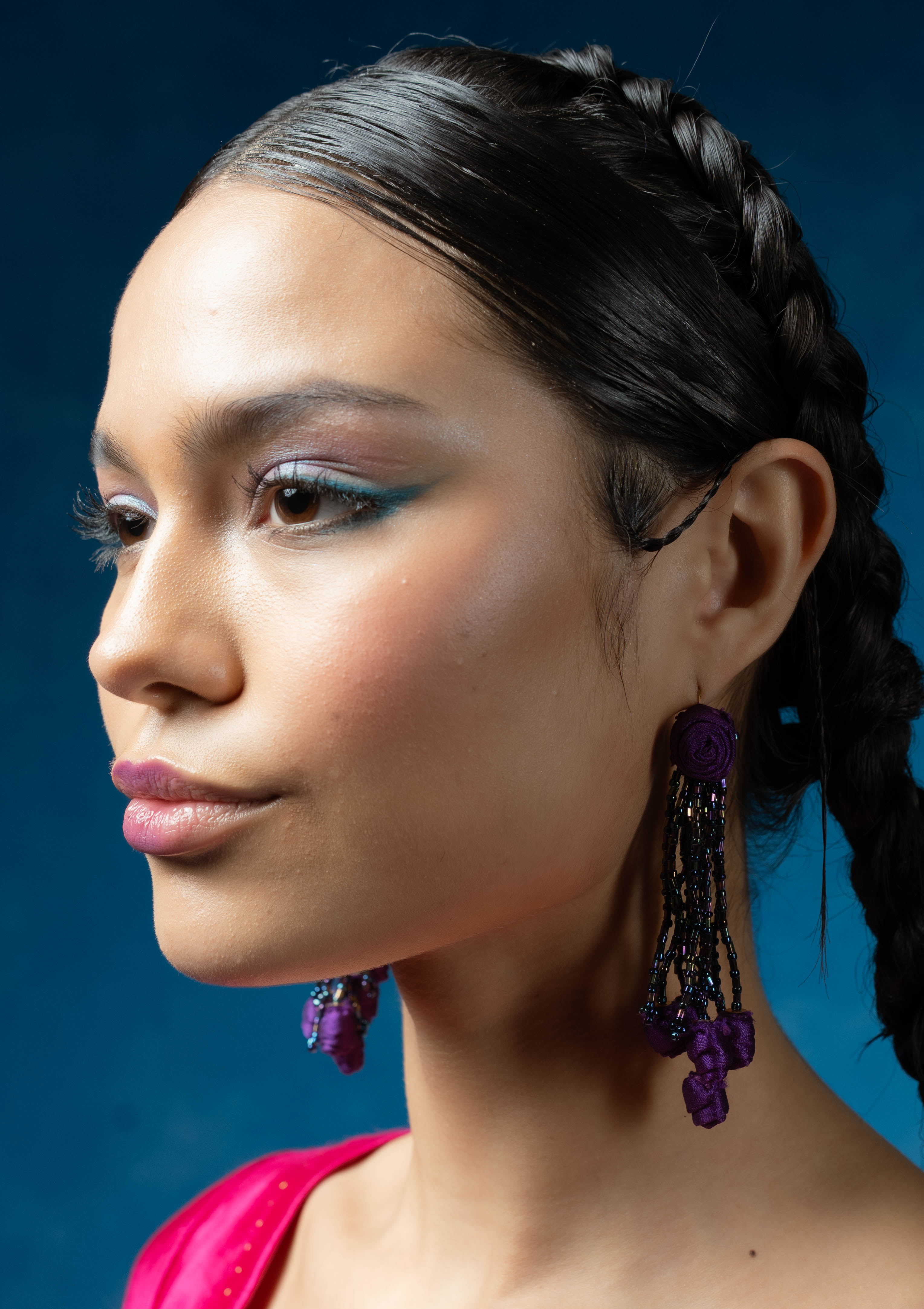 Kanchan Gulab Earrings