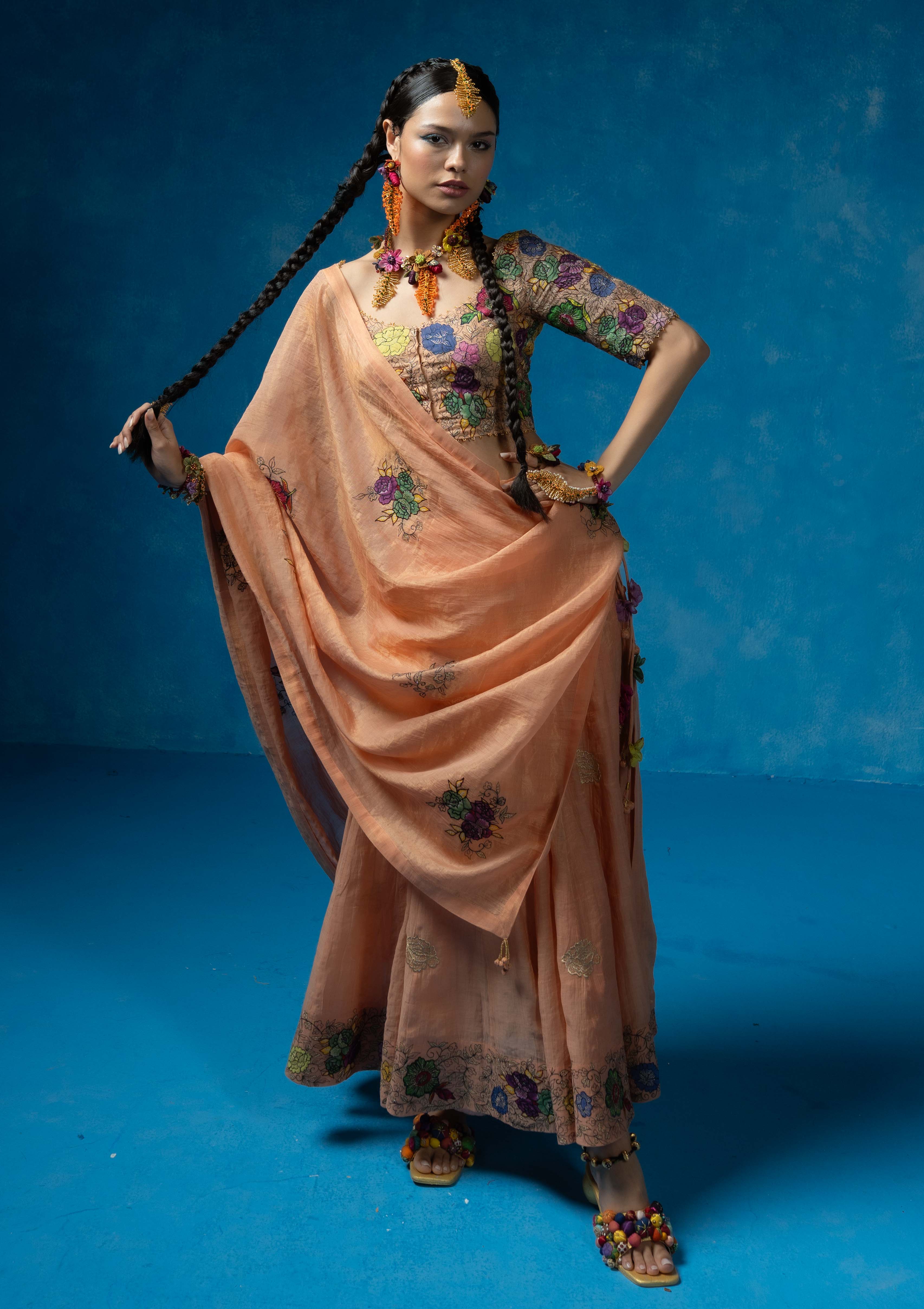 Indri Tissue Dupatta