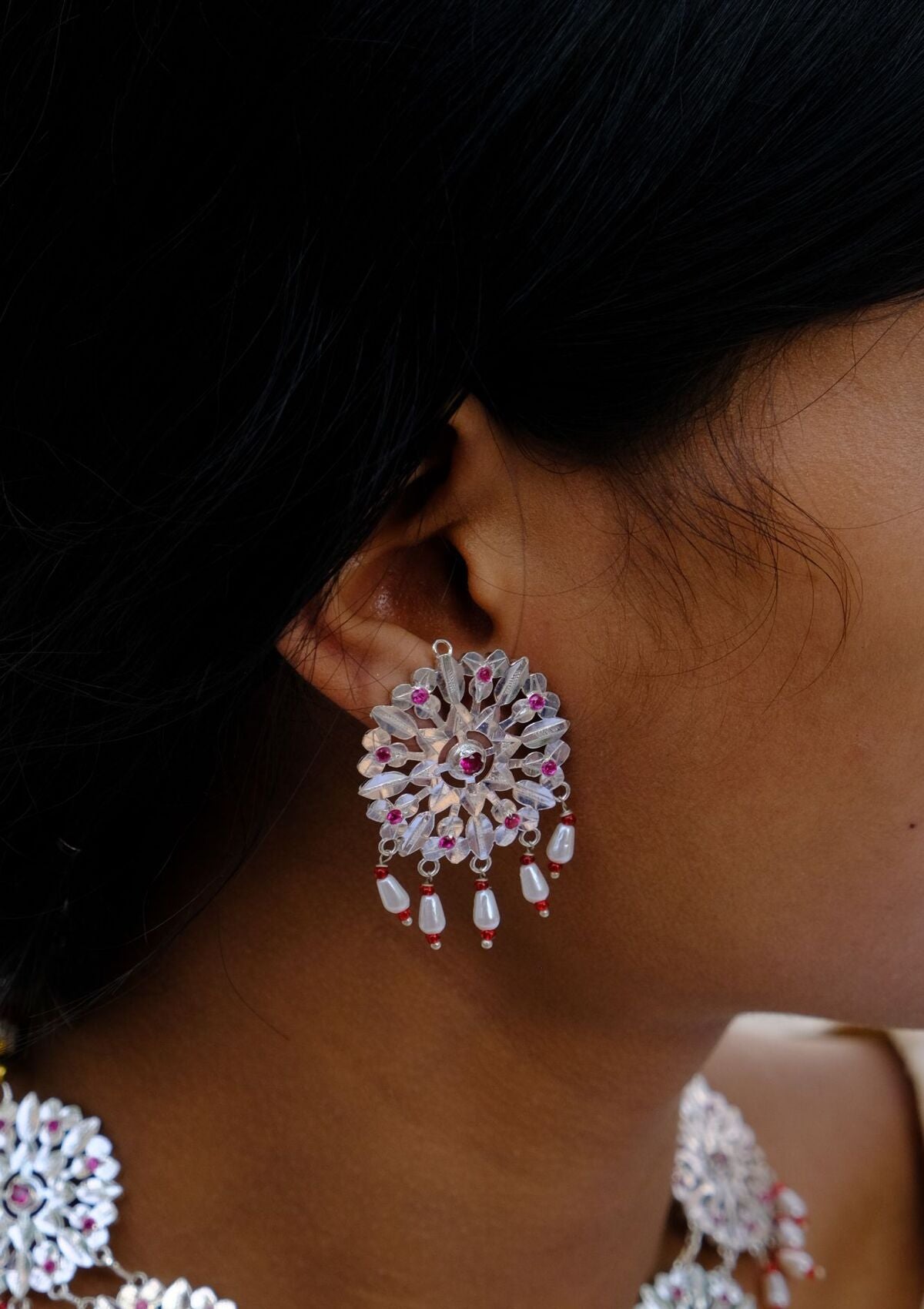 Amba Silver Earrings