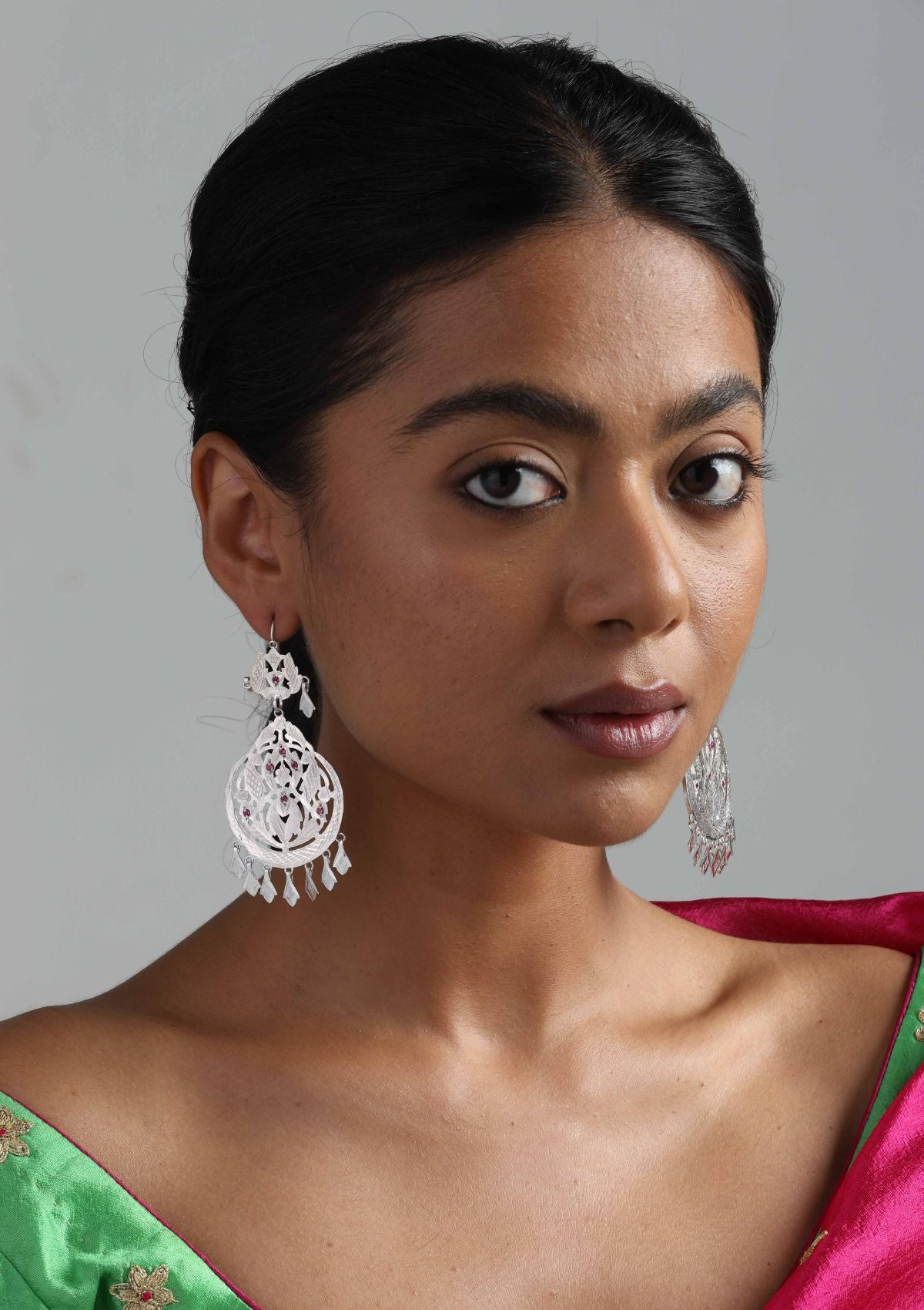 Aparna Silver Earrings