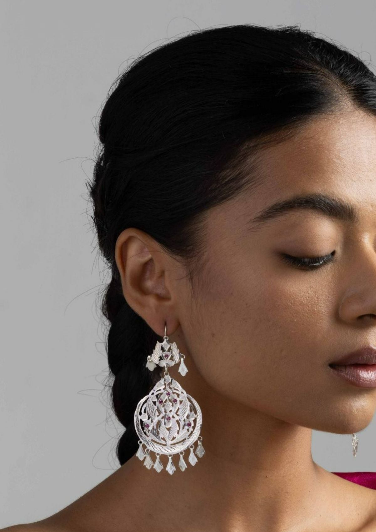 Aparna Silver Earrings