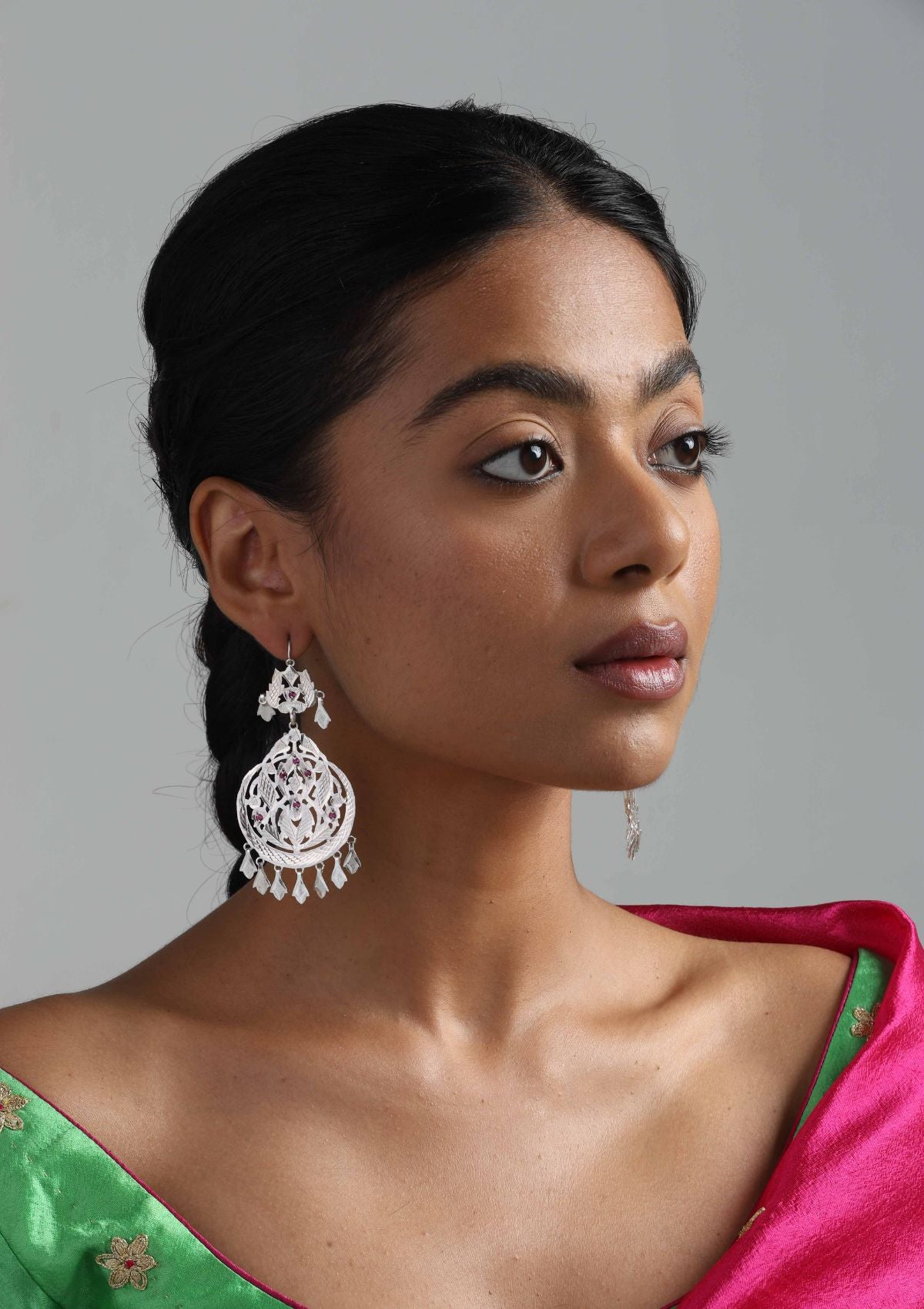 Aparna Silver Earrings