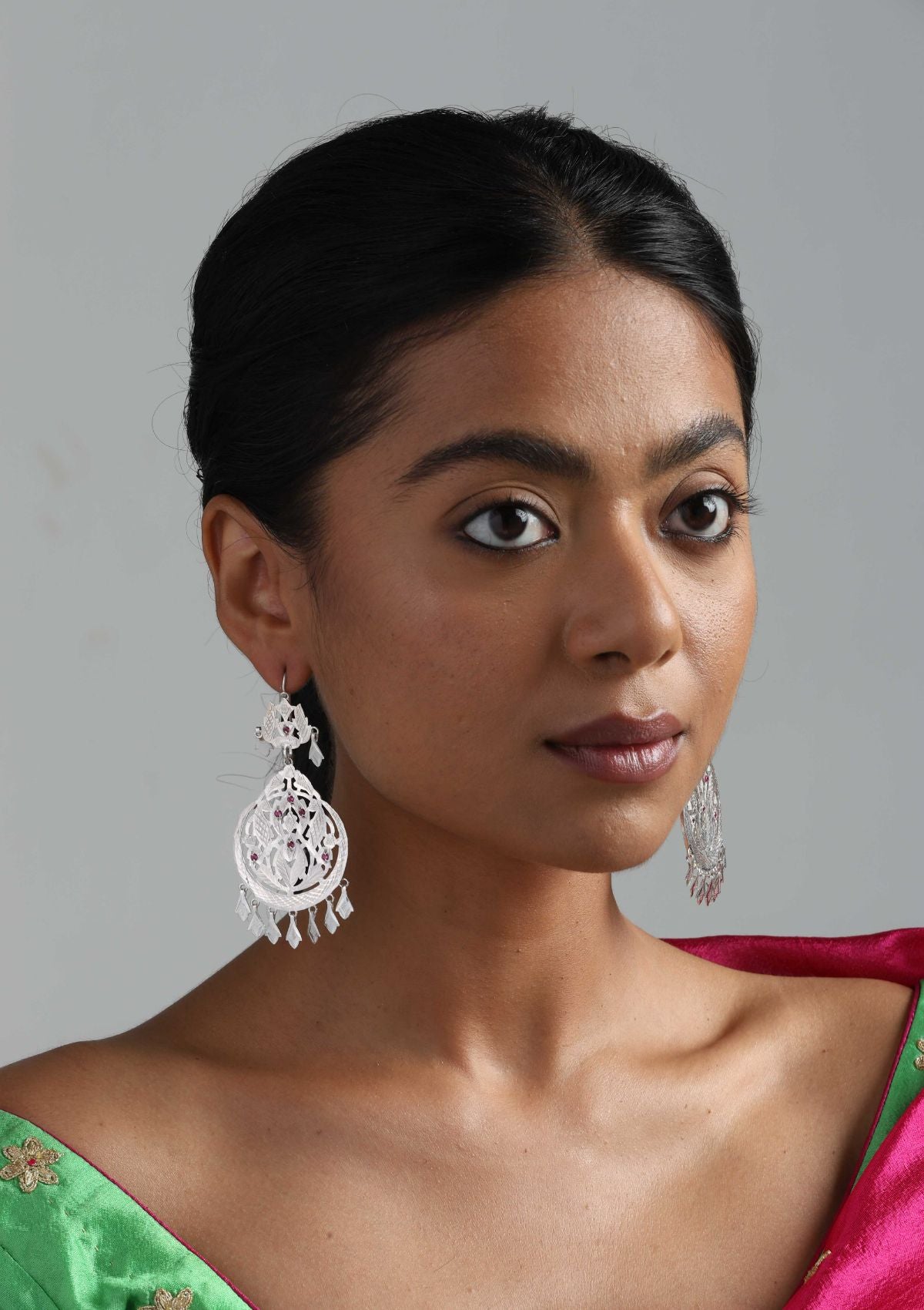 Aparna Silver Earrings