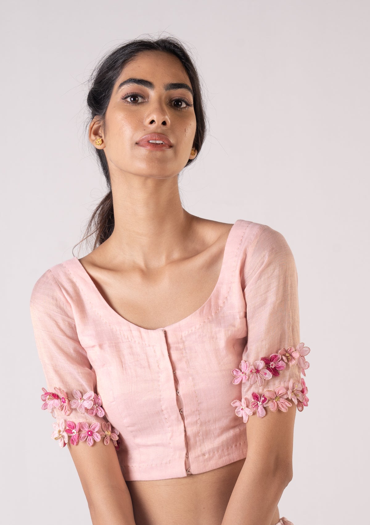 Asal Pink Tissue Blouse