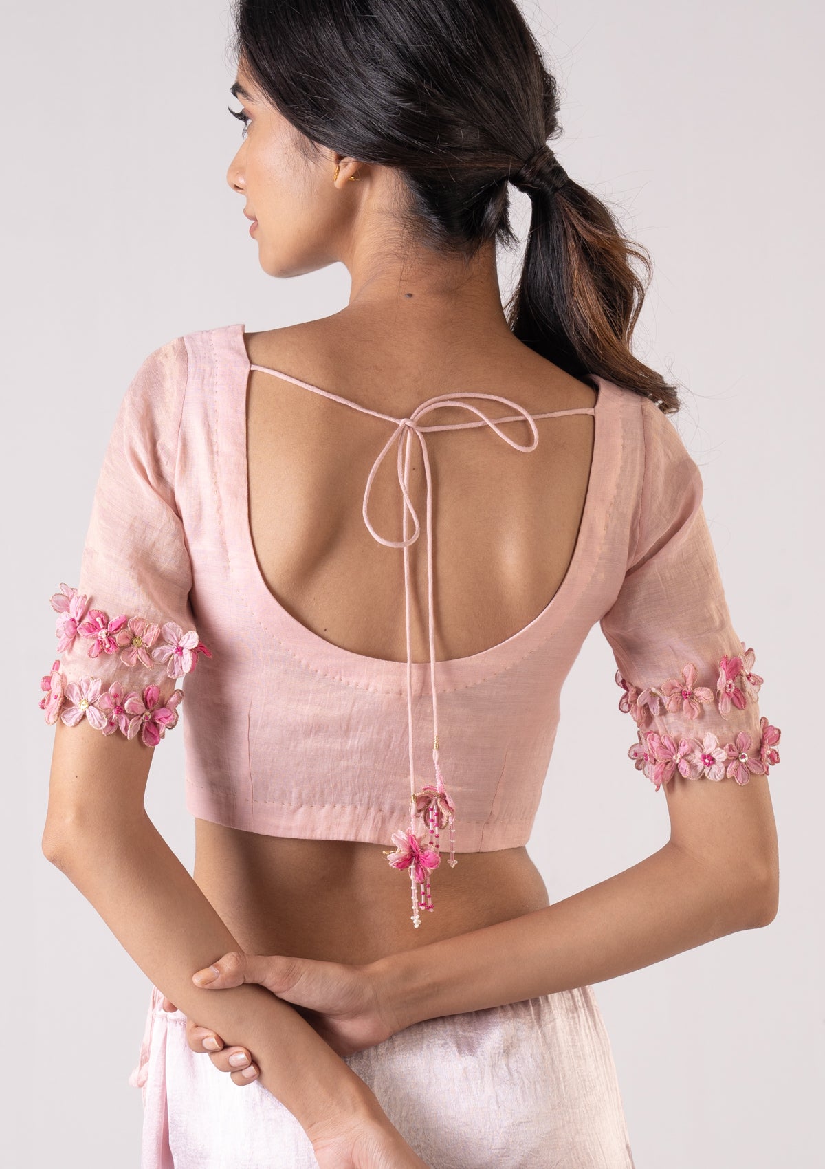 Asal Pink Tissue Blouse