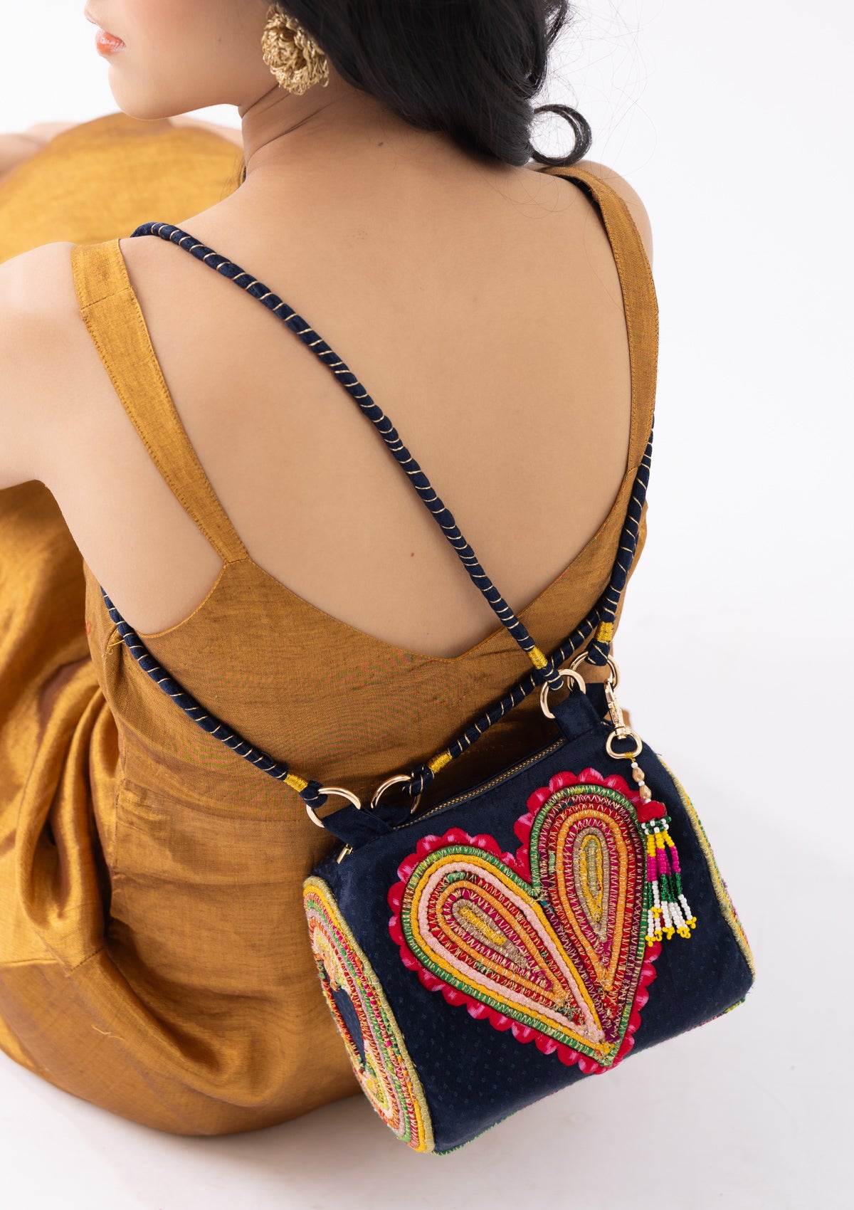 India's Heart Sling Bag