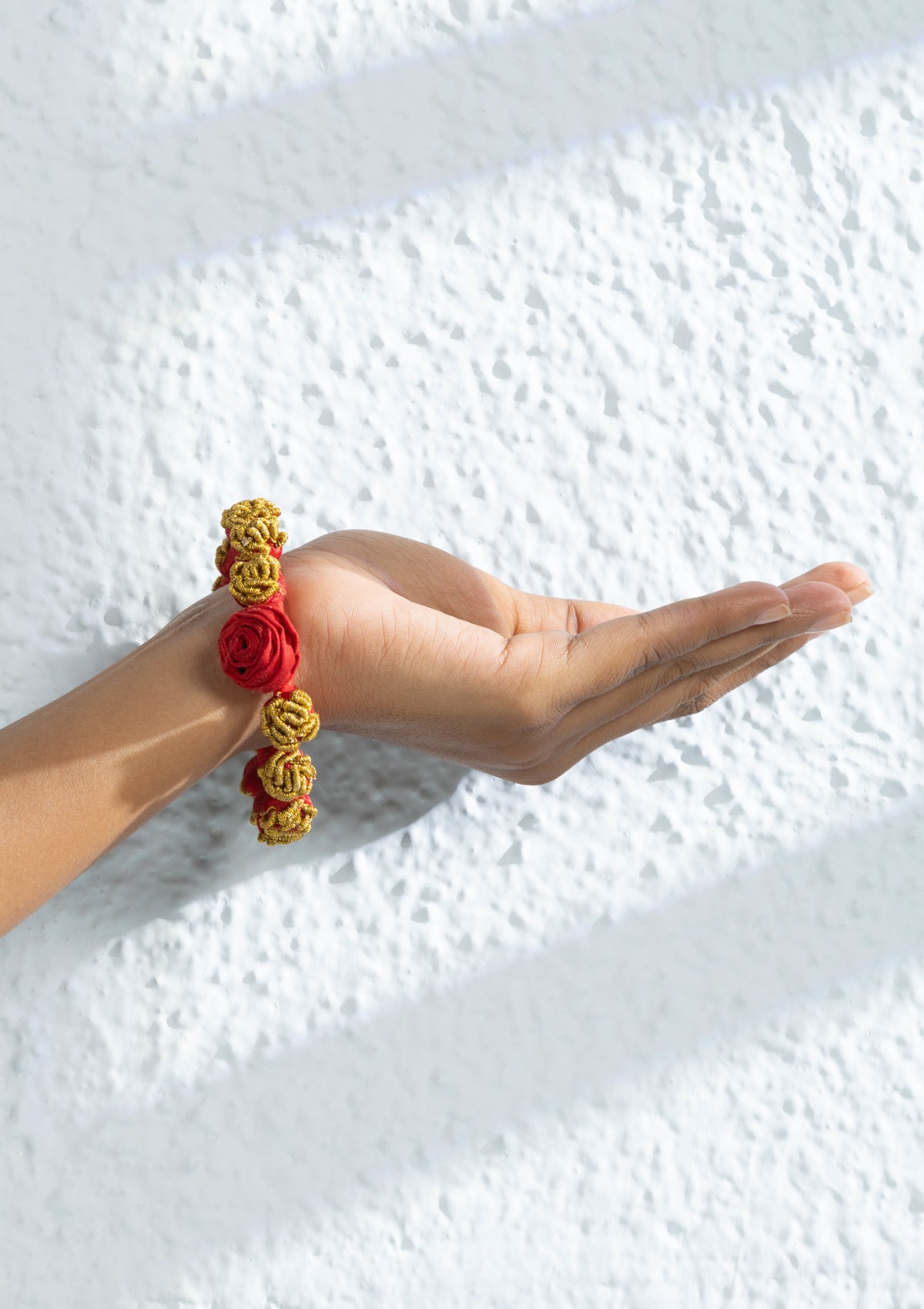 Rouge Floral Bangle