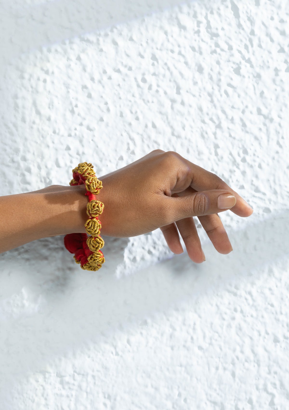 Rouge Floral Bangle