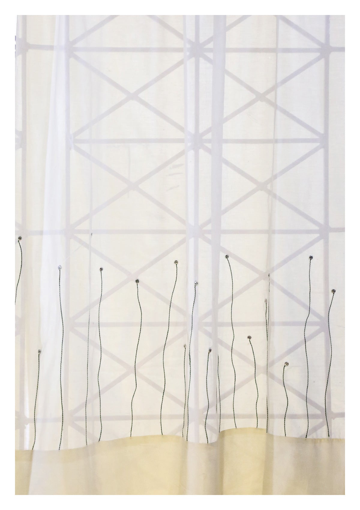 Bharani Off-White Sheer Curtain