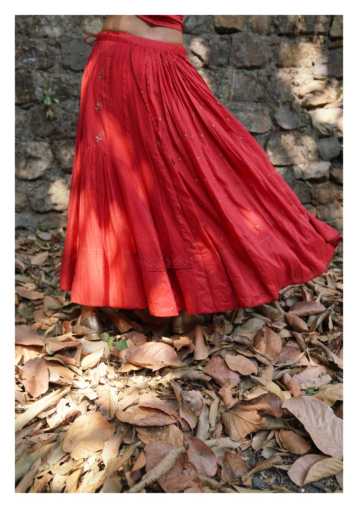 Canna Red Skirt