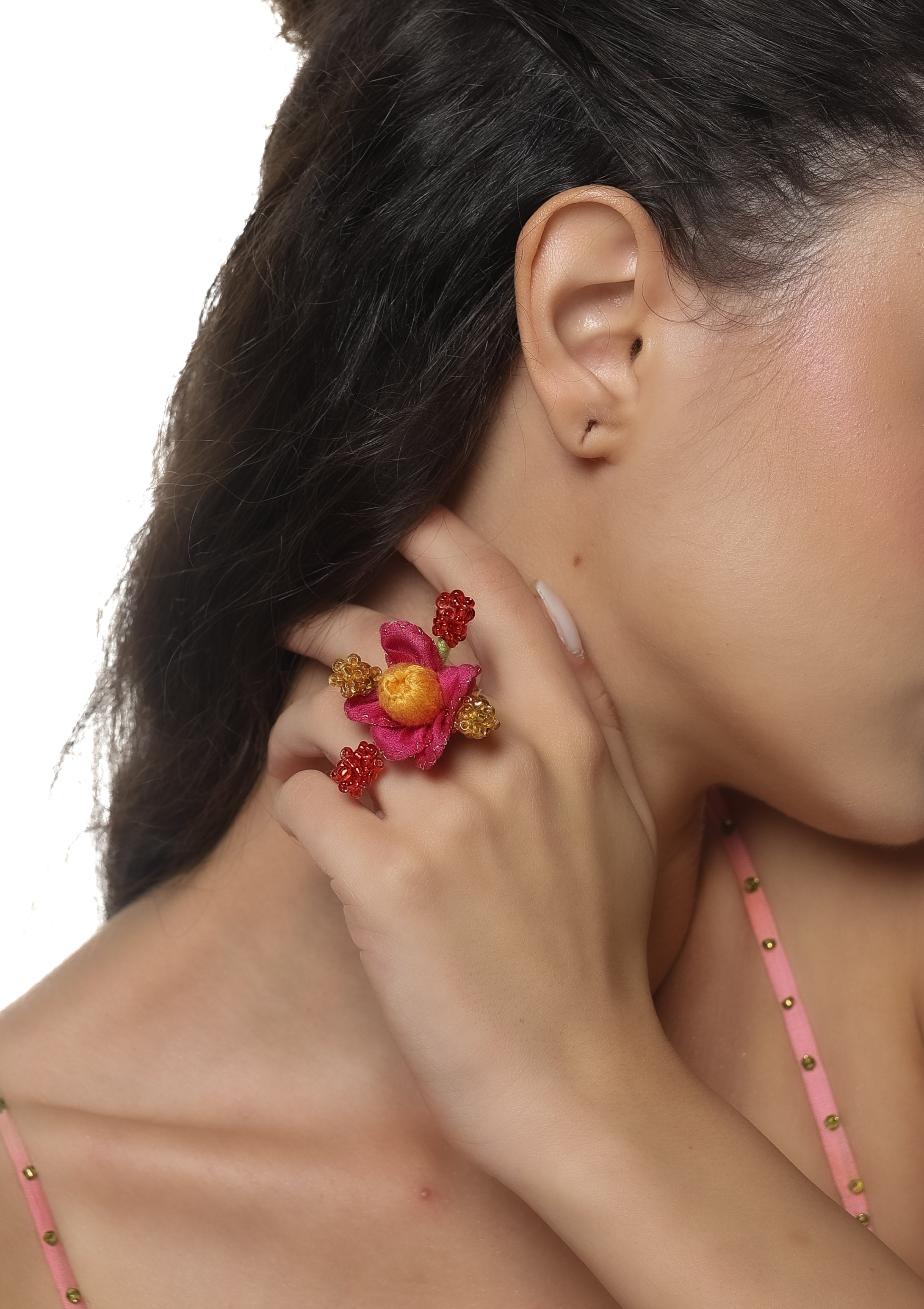 Kamboja Floral Ring
