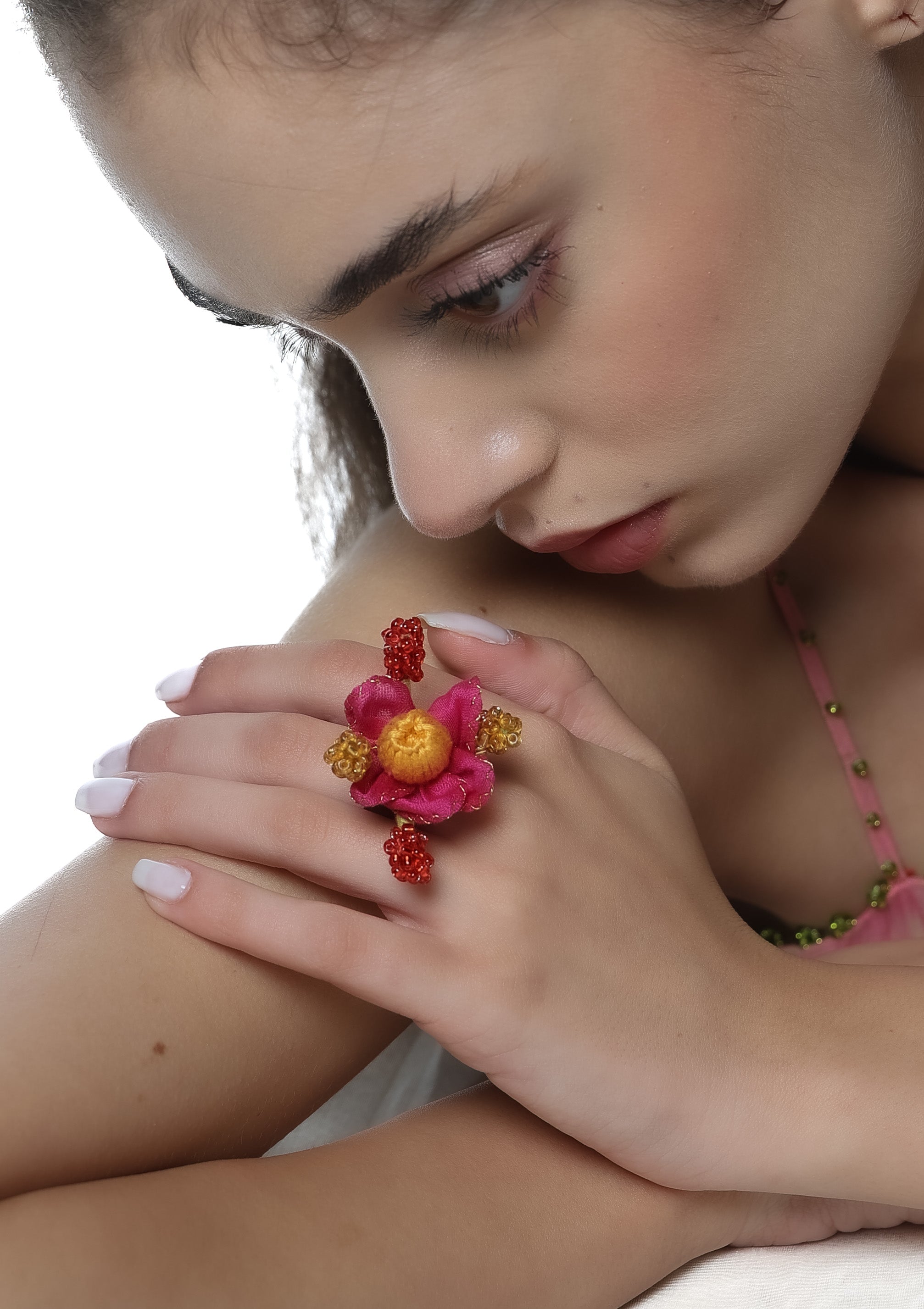 Kamboja Floral Ring