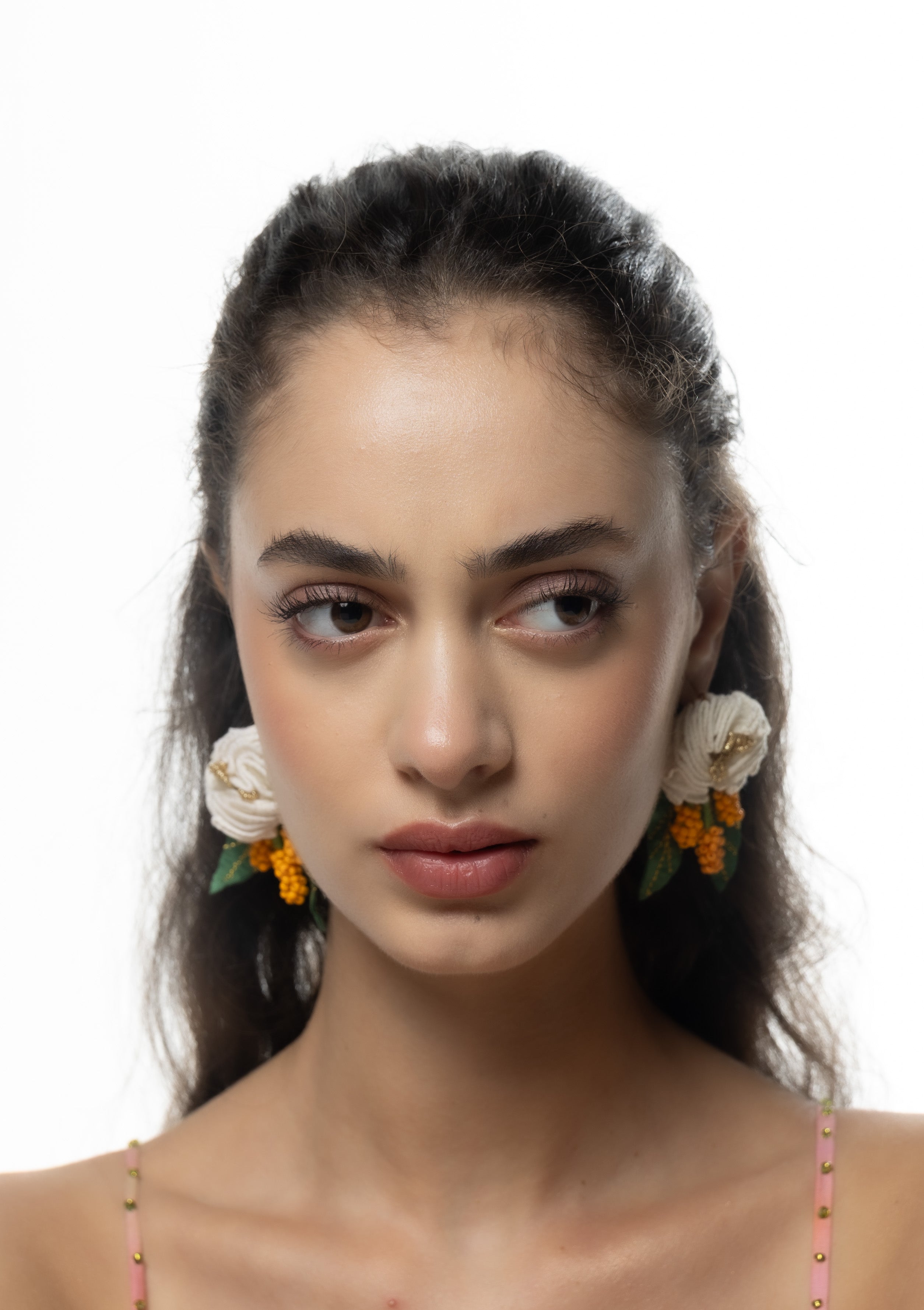 Kumudini Floral Earrings