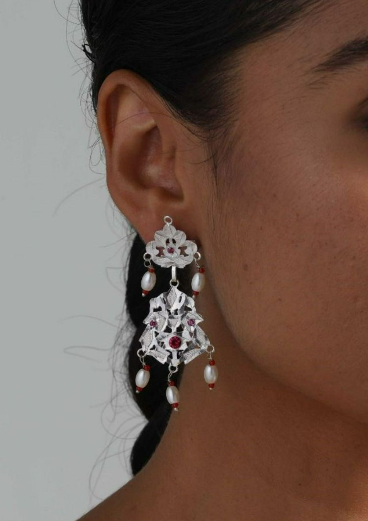 Devika Silver Earrings