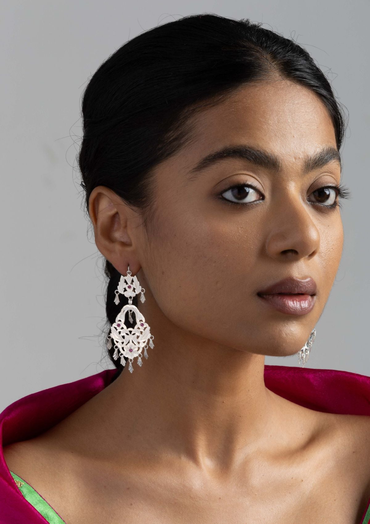 Dhara Silver Earrings