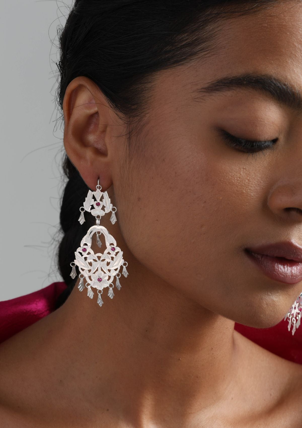 Dhara Silver Earrings