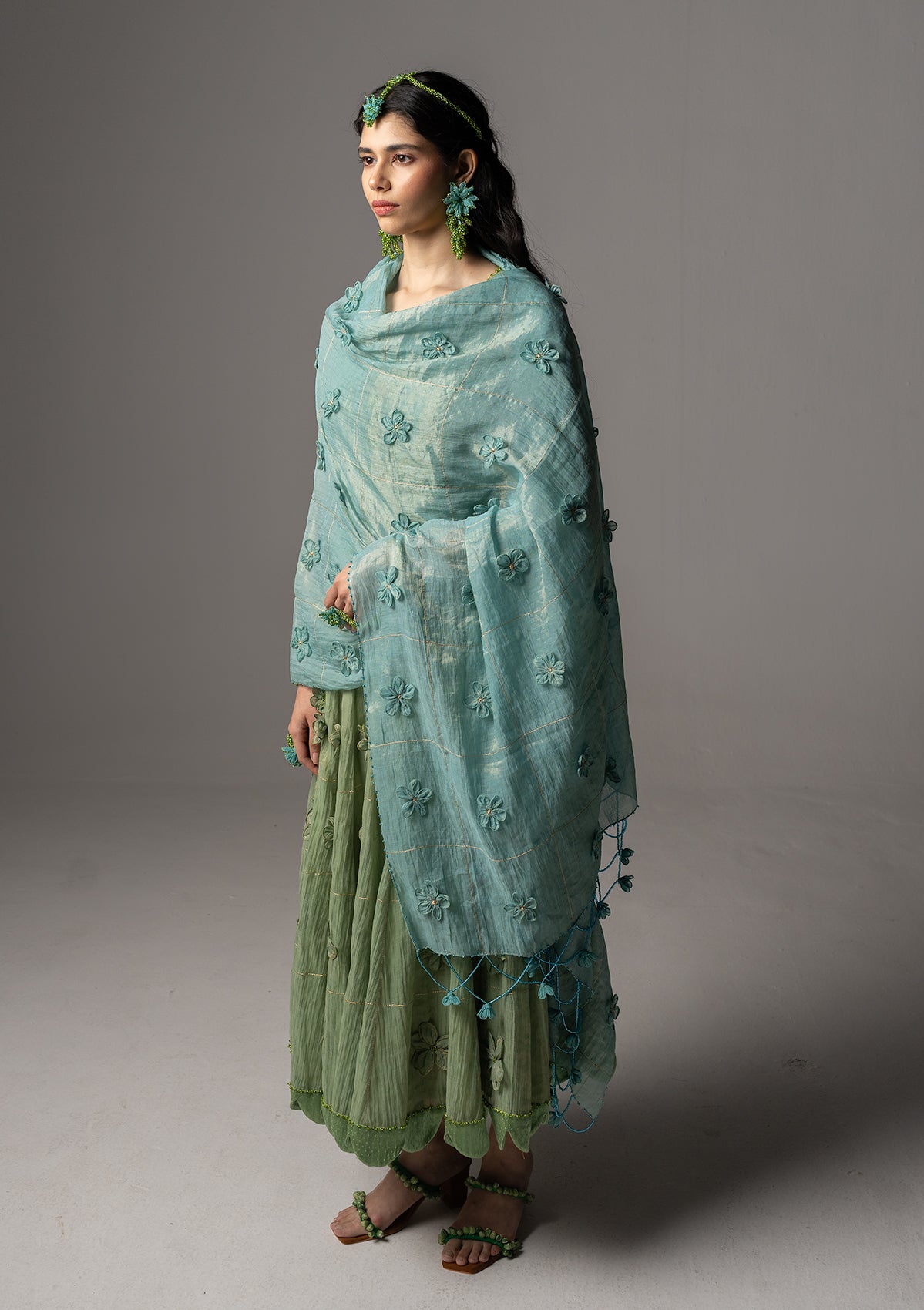 Aprajita Floral Dupatta