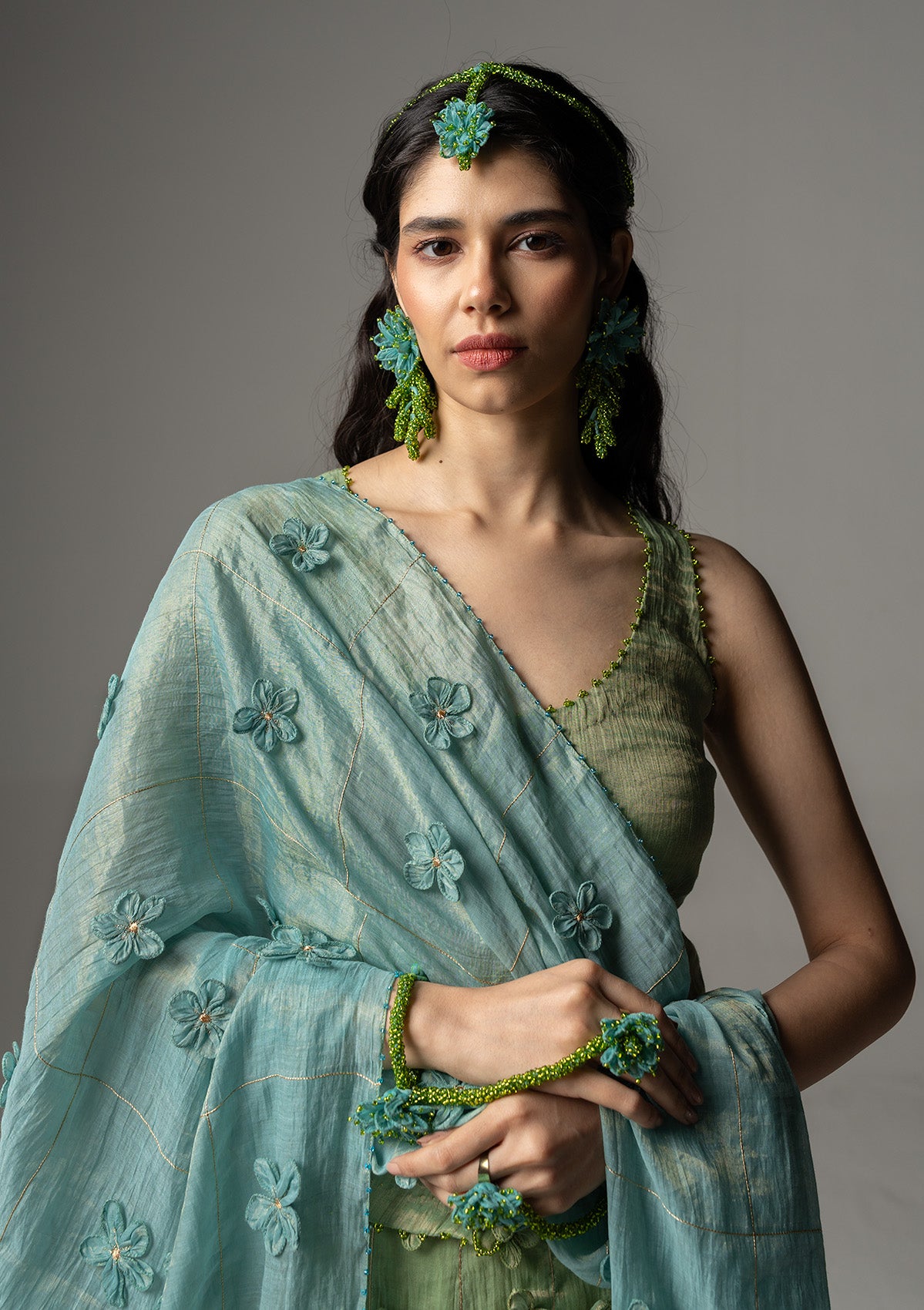 Aprajita Floral Dupatta