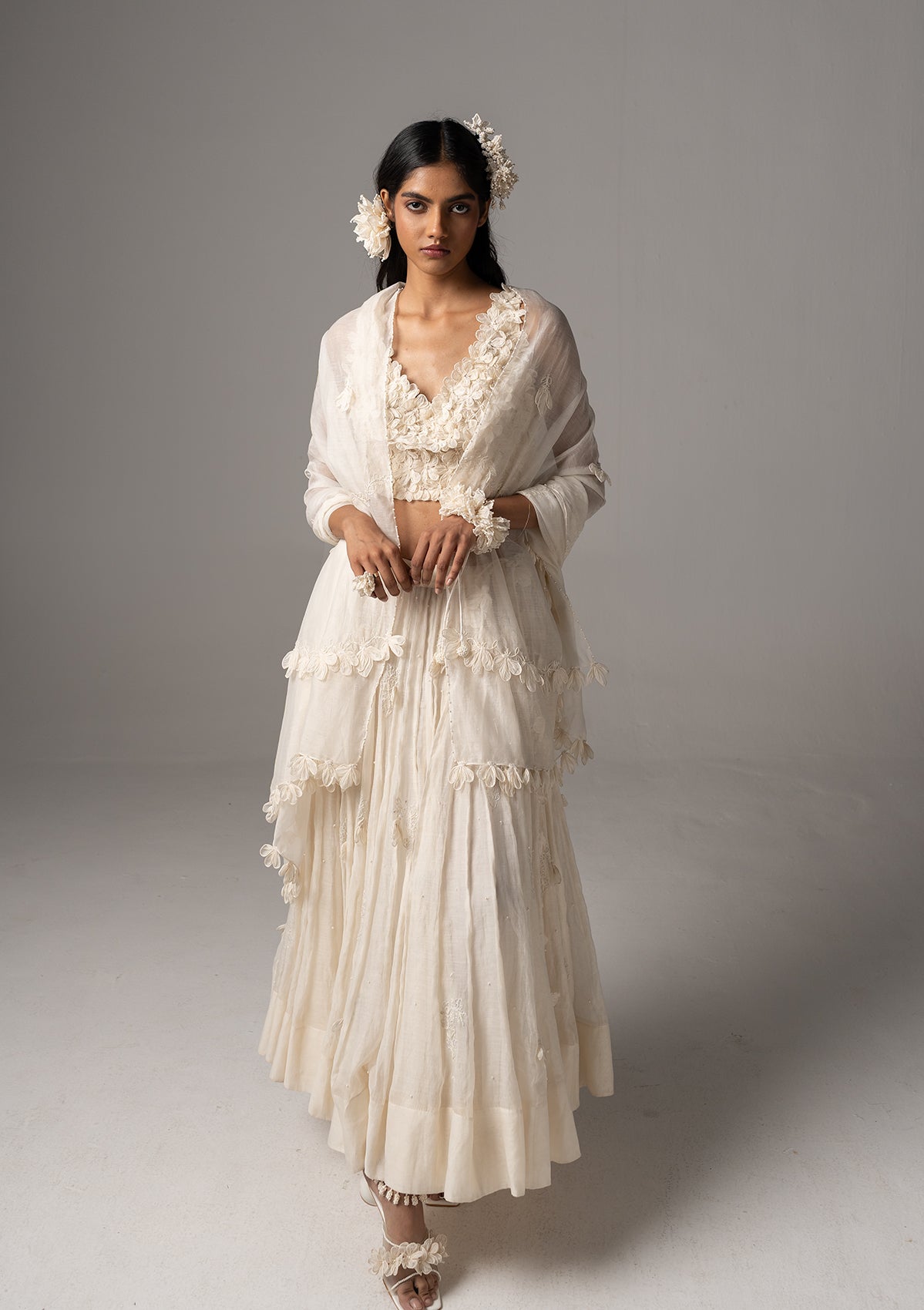 Varsha Skirt, Blouse & Dupatta Set