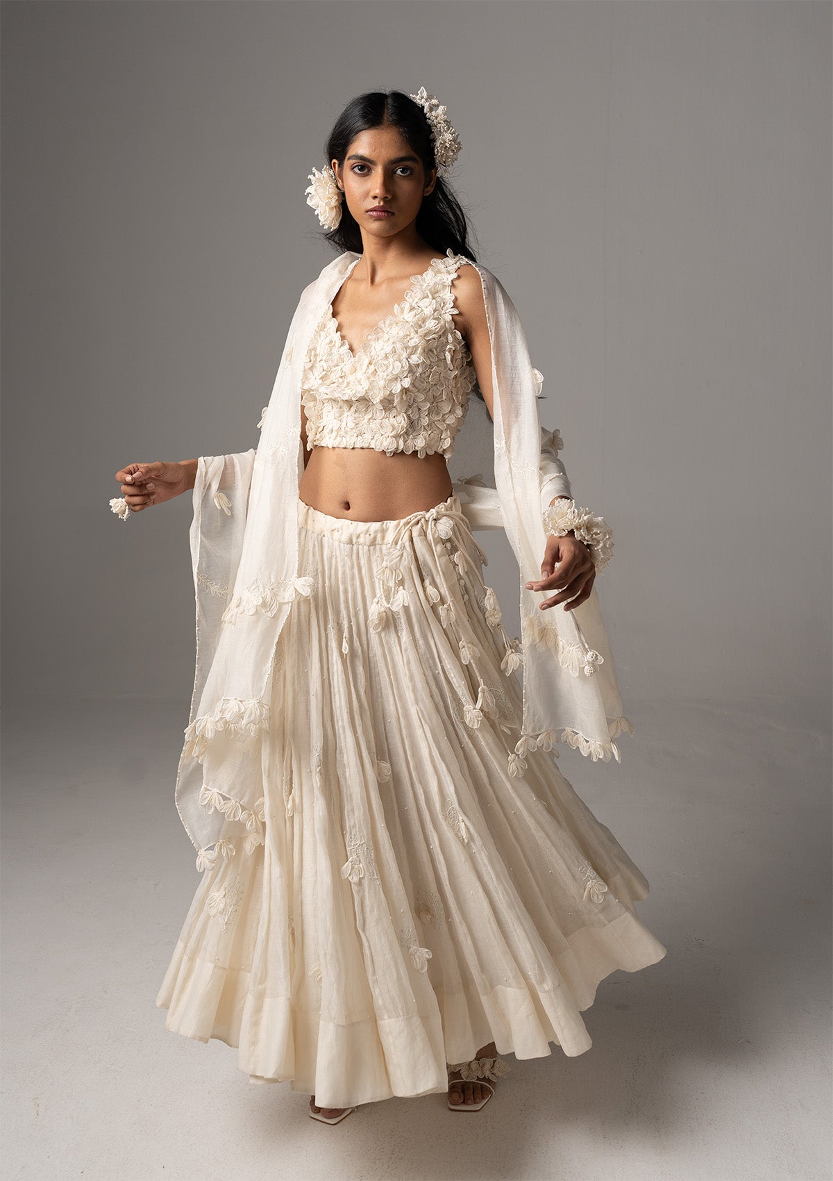 Varsha Skirt, Blouse & Dupatta Set