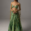 Gul Mehndi Skirt, Bustier & Dupatta Set