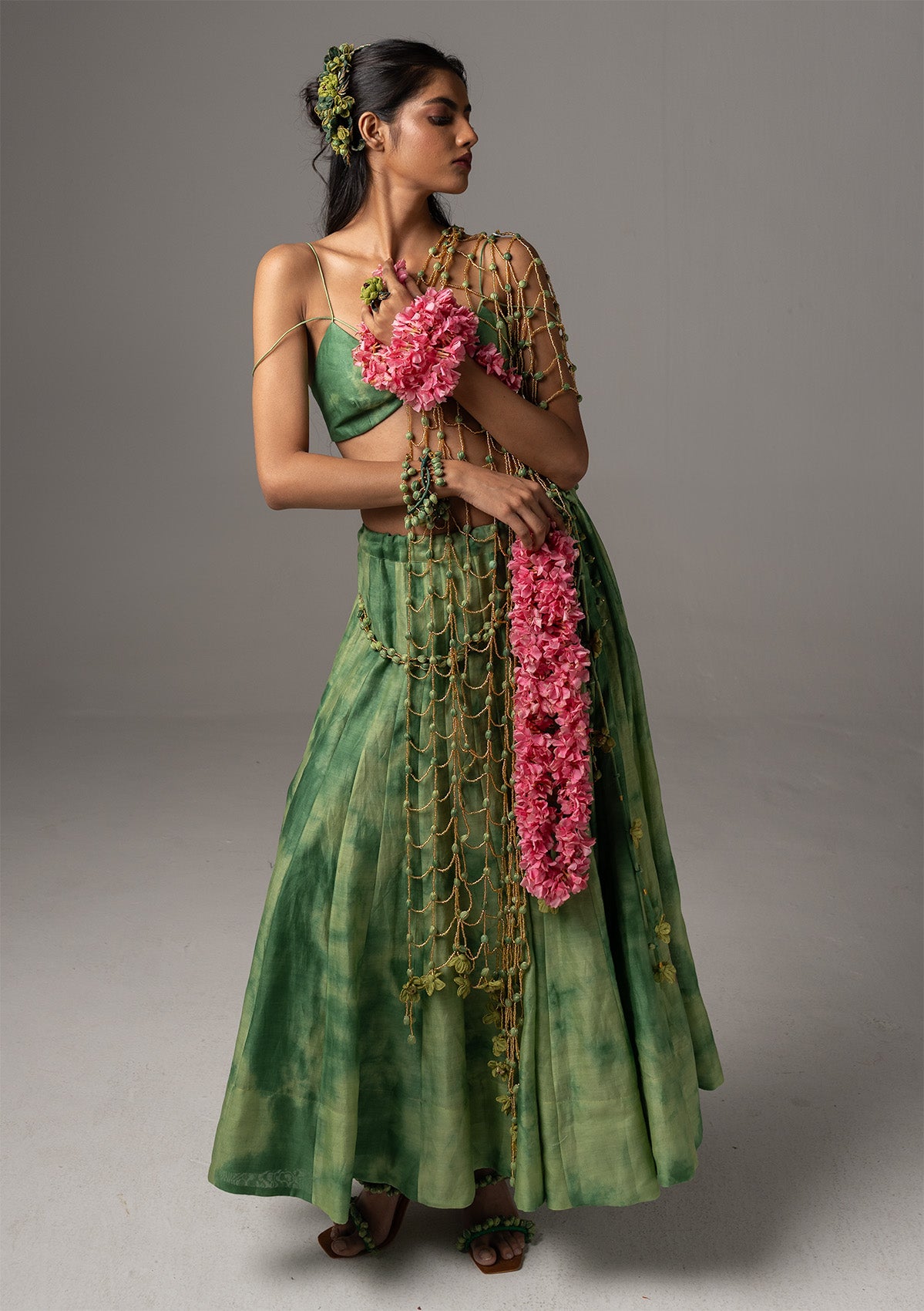 Gul Mehndi Skirt