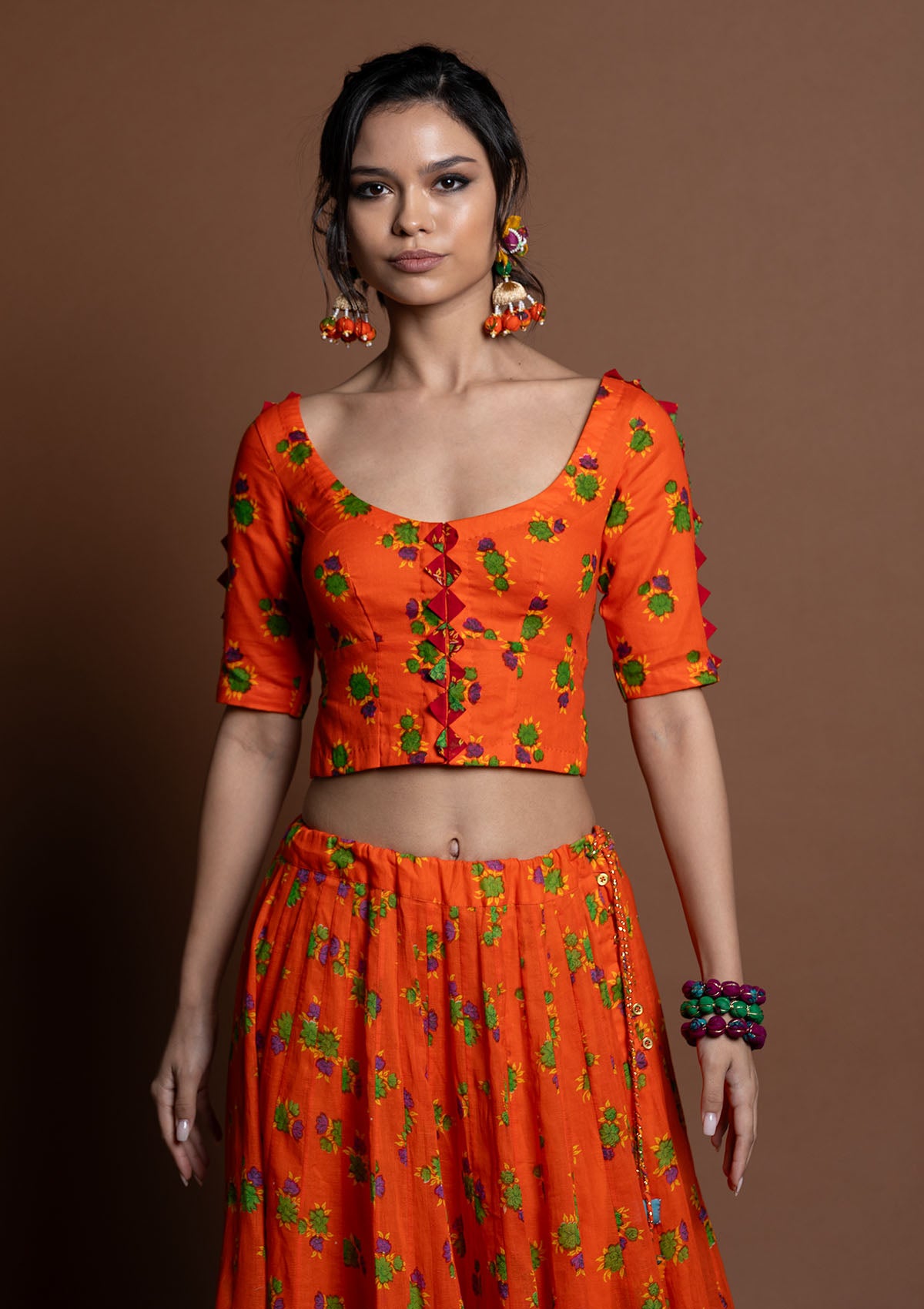 Sajjo Floral Chintz Blouse