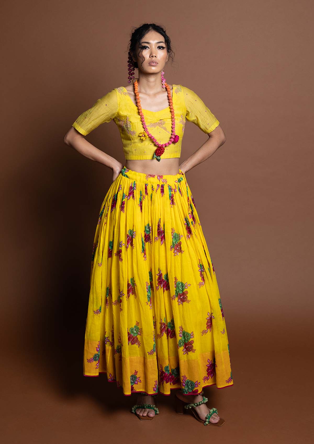 Gunghati Ghagra & Choli Set