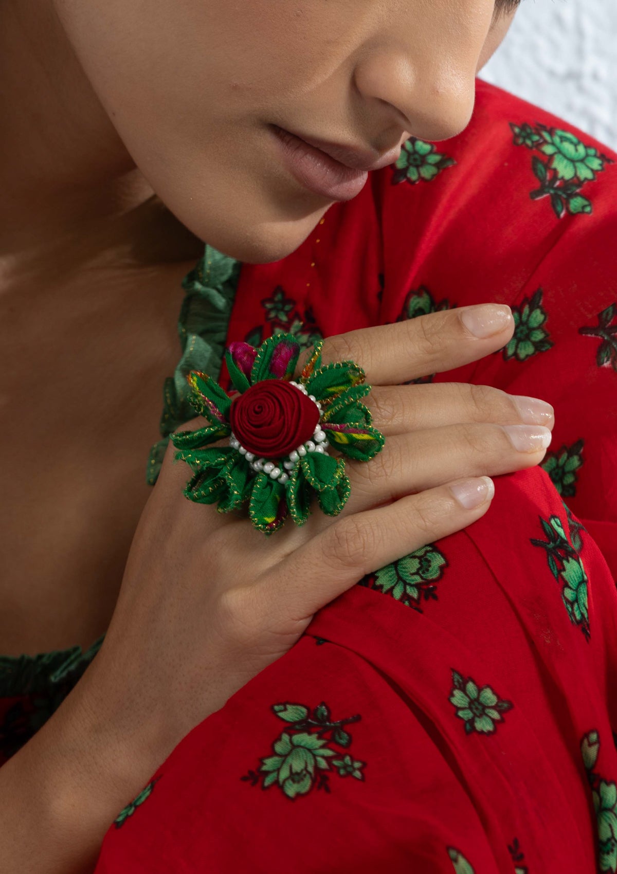 Roma Floral Ring