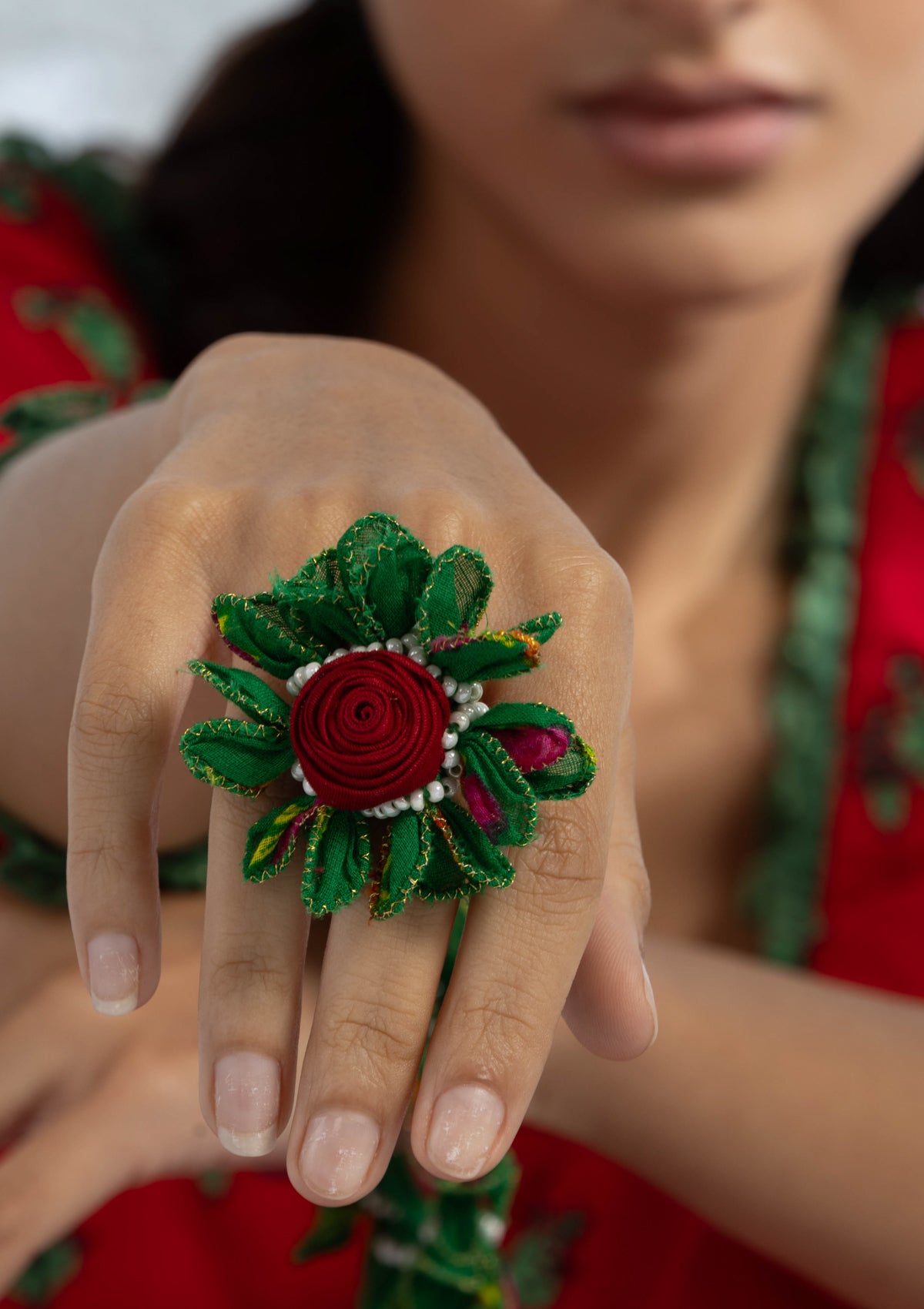 Roma Floral Ring