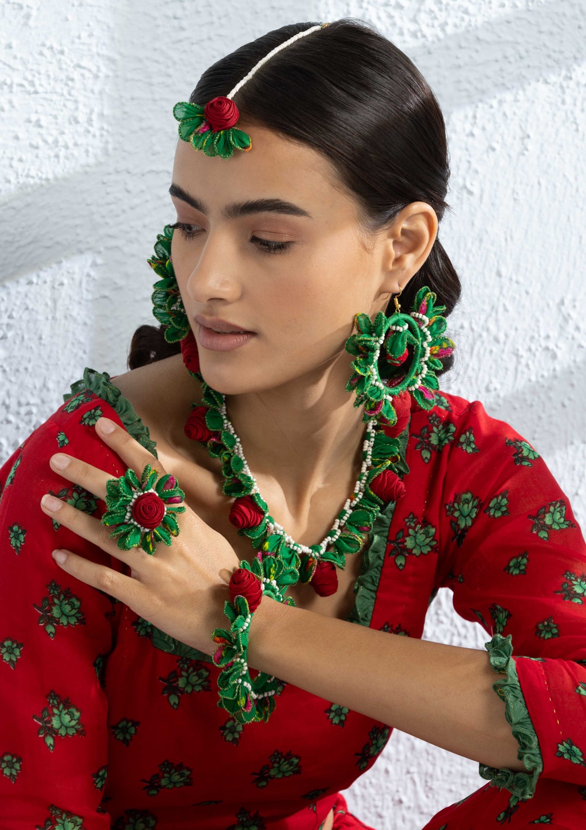 Roma Floral Jewellery Set